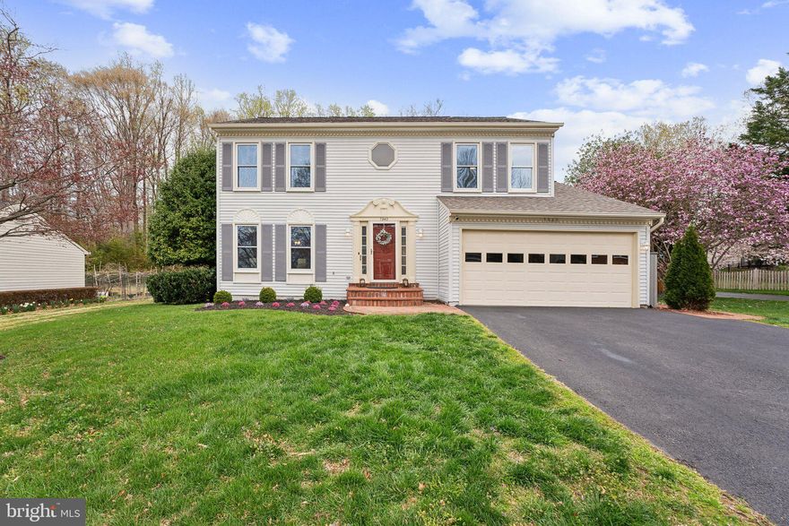 Welcome to this beautifully maintained colonial in the highly sought-after Donegal Oaks neighborhood. This bright and open home features hardwood floors throughout, sun-filled bay window in the formal living room, and updated kitchen (2023) with stainless steel appliances,  breakfast nook, and modern lighting (2021). The family room offers a wood-burning fireplace with glass doors opening to a spacious Trex deck (2021) overlooking a fully fenced (2023), partially wooded backyard. Upstairs boasts three generous bedrooms with excellent closet space, updated bathrooms, and a convenient laundry room. The fully finished lower level includes a large rec room, den/exercise room, half bath, and a sizable storage area. Additional major updates include: HVAC (2014), Hot Water Heater (2019), CertainTeed Roof (2021) with transferrable warranty through 2041, Whole-Home Surge Protector (2021), New Locks, Exterior Light Fixtures, and Touch-Up Paint (2024). Excellent location with easy access to I-95 and Fairfax County Parkway. Close to Fort Belvoir, Franconia/Springfield Metro, shopping, and dining.