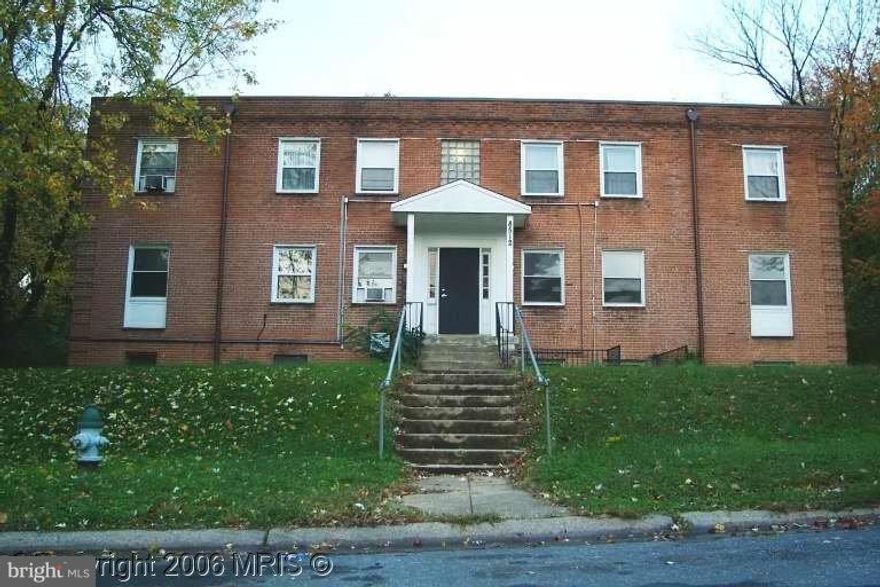 This is wonderful investment opportunity.Fully occupied apartment building .Property NEEDS complete RENOVATION  and is placed under Montgomery county Trouble Property.Investor will appreciate the quality and good history of ON TIME RENT PAYMENT. It's sold strictly AS IS                                                                                               5 APARTMENTS OF 2 Bedrooms and 1 Bath each. Back on the  Market. Property has an extra lot worth more than two hundred and eighty K That's an extra equity for the new buyer.