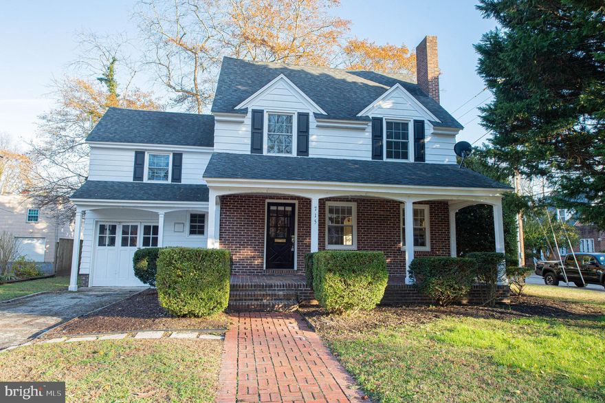 Gorgeous 4BR 1FBA 21/2BA Cape-Cod this home features refinished hardwoods, granite counters, updated fixtures, updated appliances, wood burning fireplace & Full basement Attached 1 car garage & off street parking.