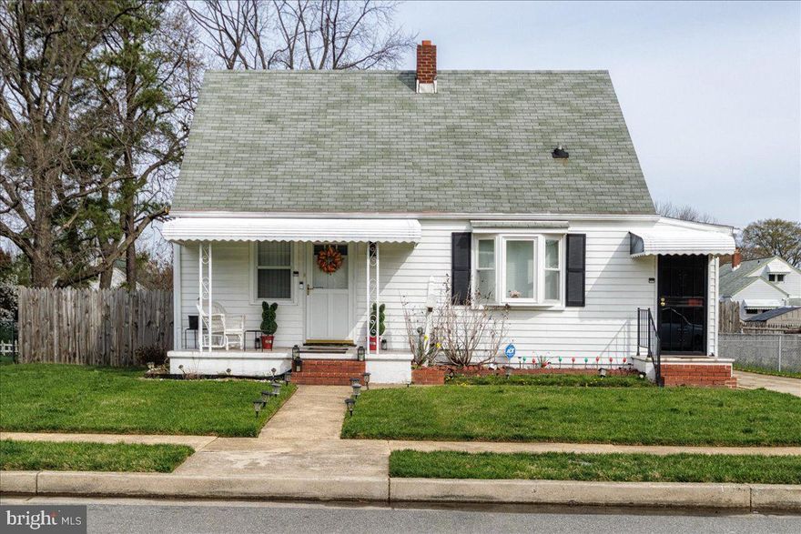 Welcome Home to this Lovingly maintained Three  bedroom two Full bath, Cape Cod with a traditional floor plan, paved driveway and fenced in backyard. 

Step onto the porch and into this well lit Living room, with access to a spacious Kitchen featuring a large window and  maple cabinets, granite counters, ceramic tile floor, and stainless steel appliances. 

Partially freshly  painted hallway and second bedroom with a hall access full bathroom with Tub/ shower combo and granite vanity. The Owner's suite is spacious with ensuite bathroom and backyard access. 
The second floor takes you to the third attic bedroom - with a large closet and plenty of storage space. 
The basement holds potential for extra rooms  and with outside separate basement access makes it ideal for future  rental opportunity. 

The backyard is complete with a gazebo and newly installed privacy fence.  
This beautiful Cape Cod has been updated over the years and is ready to move in. 
Come make this house your home in beautiful Marlyn Manor.