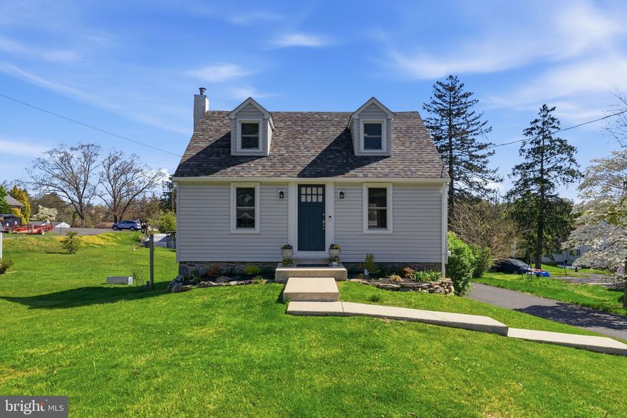 Looking for a charming, fully updated home that is truly move in ready? This beautifully refreshed property offers a bright open concept living and dining area with freshly painted walls and newer wood flooring throughout. The updated kitchen features hi-end cabinetry, stainless steel appliances, and granite countertops, with easy access to a spacious covered deck that is perfect for entertaining or just relaxing the day away. The first floor also offers a flexible bonus room that can be used as a bedroom, office, or den. Upstairs, you will find two generously sized bedrooms and a renovated full bathroom with a tiled surround and full tub. The walk-out basement adds valuable living space with plenty of natural light. Additional highlights include central air, public sewer, and a large storage shed on a beautiful half acre lot. Conveniently located near Spring Mountain Ski Area, the Tiki Bar, the Perkiomen Trail and countless local parks. Major updates completed in 2019 include the roof, windows, and siding, making this home truly move in ready. Just bring your stuff!