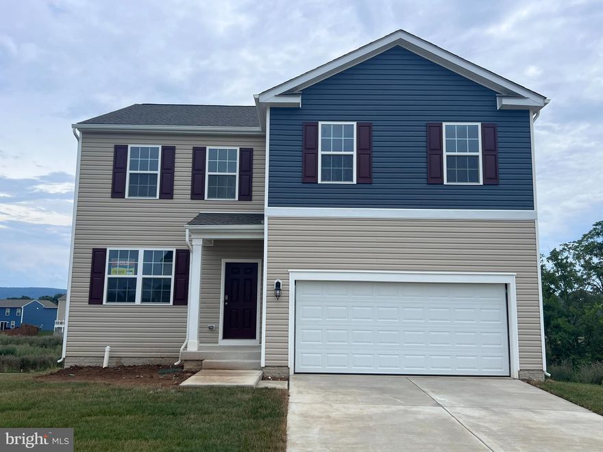 Beautiful Galen model that offers a large backyard that backs to open green space. Enter the front door to  9 ft ceilings and great "Flex" room that can be used for whatever you want, office, dining room, playroom for the kids.  As you walk down the foyer it you step into an open concept kitchen, dining and family room which includes white cabinets, stainless steel appliances, granite and large pantry.  This home offers 4 bedrooms and 2 full baths also on the bedroom level with granite counter tops as well and great storage off the 2nd level laundry room.  This home is on a full walk out basement that offers a 6' sliding glass door and 2 30/50 windows for great light and also offers a finished Rec Room and rough in for a future full bath as well as great storage.  All of our homes have a concrete drive way that leads into a oversized 2 car garage and includes a garage door opener and all 4 sides of the home are sodded and include a shrubbery package too. Home come with ceiling fan rough-in's in all the bedrooms and family room