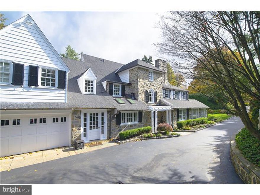 Enter the driveway through the custom brick and stone pillars atop the Belgian block apron and border to a beautiful, classic home built in 1930. This home has been completely renovated by E.B. Mahoney and now masterfully combines its original architectural detail with state-of-the-art modern amenities. The perfectly sized home presents with exceptional detailed finishes on four floors. An arched entry leads into a thru center grand Foyer with a beautiful staircase and hardwood floors. The custom gourmet Kitchen with its oversized island, honed Carrera Marble countertops and commercial grade appliances is adjacent to the generously sized Family Room providing the perfect living spaces for today"s modern family. A large Living Room and beautiful room offer great entertaining spaces for your more formal get-togethers. The Office on this floor allows private work space while being home with the family nearby. Ascend the front stair to the second level to find a deluxe Master Suite with a custom barrel vaulted ceiling, exposed stone accent wall, a large walk in closet and an office with custom built desk and cabinetry. The Master Bath with its heated floor and steam shower is perfect in size and finishes. The hallway leads to a Family/Guest Bedroom of the home. Two additional large Bedrooms are found on this floor with lovely Bathrooms with loads of charm. The large Laundry room gives the homeowner the ease of living you would expect in a new construction home. Walking up the staircase to the Fourth Level you are met with a fabulously finished room which has a vaulted ceiling and exposed wood beams and skylights. This room currently houses a gym but offers flexible space that can be functional for many uses and has plenty of storage. The finished Lower Level gives the homeowner another functional space including a wine cellar, recreation area, and powder room. This level also provides a walk out to the lovely back yard. The professionally designed exterior landscaping with lighting and an irrigation system provide a combination of privacy and play space for hanging at home with family, entertaining with guests on the Mahogany deck, or enjoying the custom Salt Water pool by Armond. The Generac Standby Generator, Integrated 6 zone Niles and Sonance Audio system and cast aluminum estate fencing are just a few of the many unmatched features you will find in this one of a kind home.