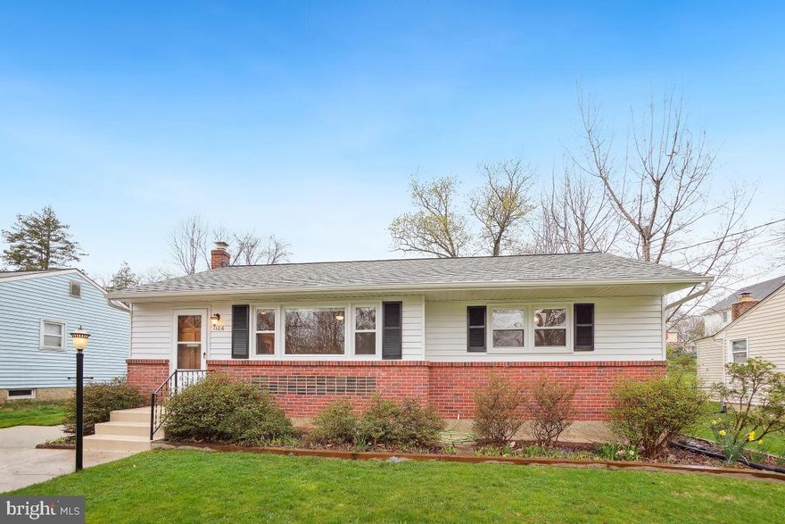 OPEN SUNDAY APRIL 7th 1:00 - 4:00pm  This remarkable rambler has all the amenities you're looking for including a generous addition. Beautifully pampered and prepared with fresh paint throughout, new recessed led lighting and thick new carpet. Immaculately clean top to bottom. Original foyer shelving and rich oak hardwood floors provide a warm welcome.  A large picture window and the bright southern exposure allow sunlight to pour in and insures organic fruit and vegetable gardens. Multiple dining areas suit your flexible lifestyle. The sun-room is ideal for a family play room or entertaining friends. Cook out on the private patio and enjoy the back yard.  A finished lower level provides more play space, a secluded office, hobby area or guest room with a large attached bath.  Well maintained mechanical features include a new high efficiency HVAC system 10/2023 . A 200 Amp circuit breaker panel heavy-up in 2013 and 50 gallon water heater 2016. The sun-room roof was replaced in 2021 - main roof in 2007.  Walk to Metro - 3 City Parks - Glenview Mansion Civic Center - 65 preserved acres of wooded parkland with "snow hill", slipping into the creek and a wildlife and nature center. Silver Rock Park with tot lot and Calvin Park. Nearby shopping and restaurants include Pike & Rose, Clydes and Park Potomac. Close to Strathmore Hall only 15 miles to Washington DC.