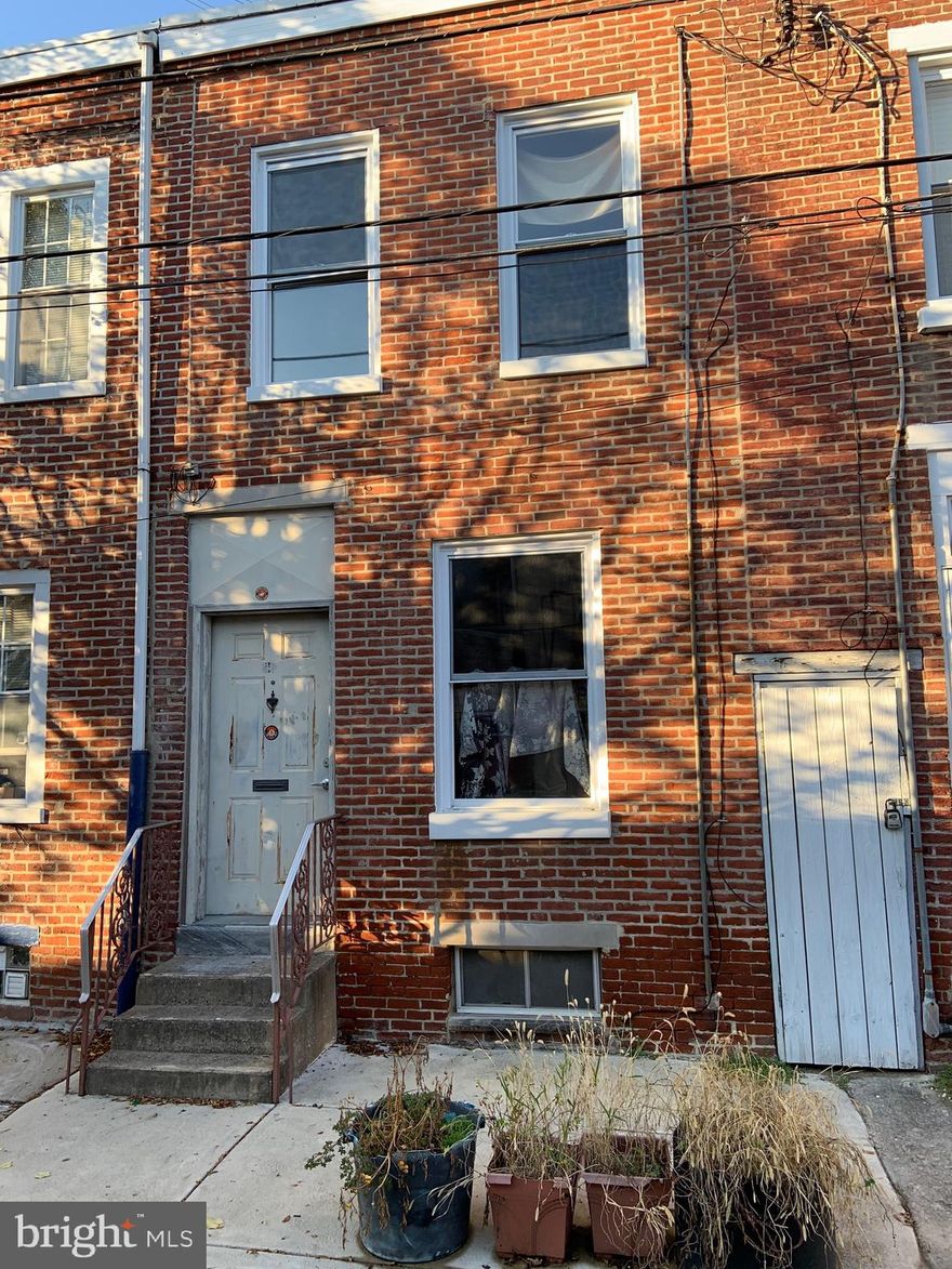 2-Story Rowhome in the Passyunk Square neighborhood of South Philly in need of Major Rehab! Being  sold in its present "AS-IS" condition! Systems are all of in the property and will not be turned on by the Seller! Property was tenant-occupied till August of 2023.