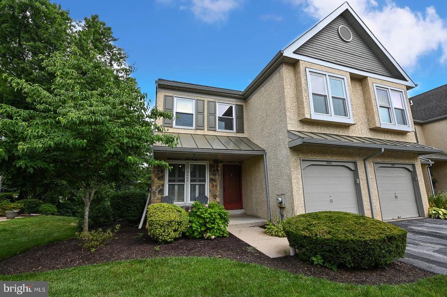 Be sure to visit this fabulous End Unit Townhouse in Chesterfield with an attached garage, finished walk out lower level and a private back deck!  Move right into this home that has it all! This 3 bedroom, 2 1/2 bath home has many lovely upgrades, freshly painted , new carpet and new Heater 2019. Additional features include: hardwood foyer entry; totally updated powder room; lovely step down living room with wood burning fireplace, cathedral ceilings and skylights; spacious dining room with hardwood floors and newer sliders to the private deck; kitchen with corian counters, newer ss appliances, open to the breakfast room with large window, plantation shutters and hardwood floors; plenty of hardwood floors; updated lighting and a hall coat closet; 2nd floor master suite with ceiling fan, walk in closet, totally updated full tiled bathroom with shower, double sink vanity and even a closet with washer/dryer in addition to the lower level laundry; two additional bedrooms on second floor with great closets, full tiled bath with tub; two additional closets in the hall. You will love having a finished walk out lower level family room and exercise area along with plenty of storage and a laundry area. When you arrive home you will be thrilled to drive into your own attached garage and driveway parking. Chesterfield is located in West Chester Area School district  and located close to 352, Rte 3, access to 202, shopping schools, parks and a quick ride to the airport. Welcome home!