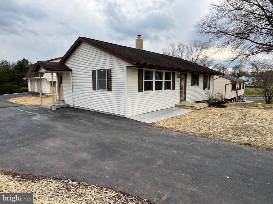 Nicely updated ranch home with finished basement on a quiet street but yet close to shopping and main roads.  This 3 bed 2 full bath home is in Perkiomen valley school district.  The home is approx. 1700 sqft finished space with walk out basement.  Behind the home is a bank barn garage that has three functional levels, 1800 sqft of space, the top level is insulated and has central air/heat system for the 2 floors.  Perfect for a home business or a additional area to hang out and relax.  The main level is a garage and deck, the lower level of the garage is a huge storage area for just about everything.