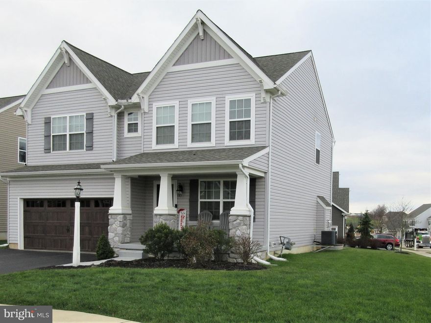 Better than new! Make your appointment today to see the spacious floorplan, granite countertops, tile backsplash, kitchen island and lower level family room! There's a walk in pantry, wood laminate and ceramic tile floors, a soaking tub and a first floor office with french doors all situated on a corner lot.  Only 4 years old!
This property has recently been appraised at both $421,000 and $426,000. See the attached appraisals. The bank is looking for an offer between $400,000-$421,000.