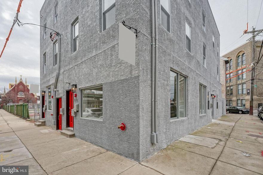 Welcome to 1072 N Front Street!  Fully renovated  Mixed-Use property in Northern Liberties on bustling corner.  Spacious first floor corner storefront is ideal for business owners looking to open a restaurant, barber shop, or endless other opportunities.  Second and third floor offers  two residential units with two spacious bedrooms along with two ultra modern ceramic hall baths.  Laminate hardwood floor throughout.  Kitchens are equipped with stainless steel appliances, tile backsplash, and quartz countertops.  Separate electric.  Refrigerator, washer, dryer included.  Easy to show!