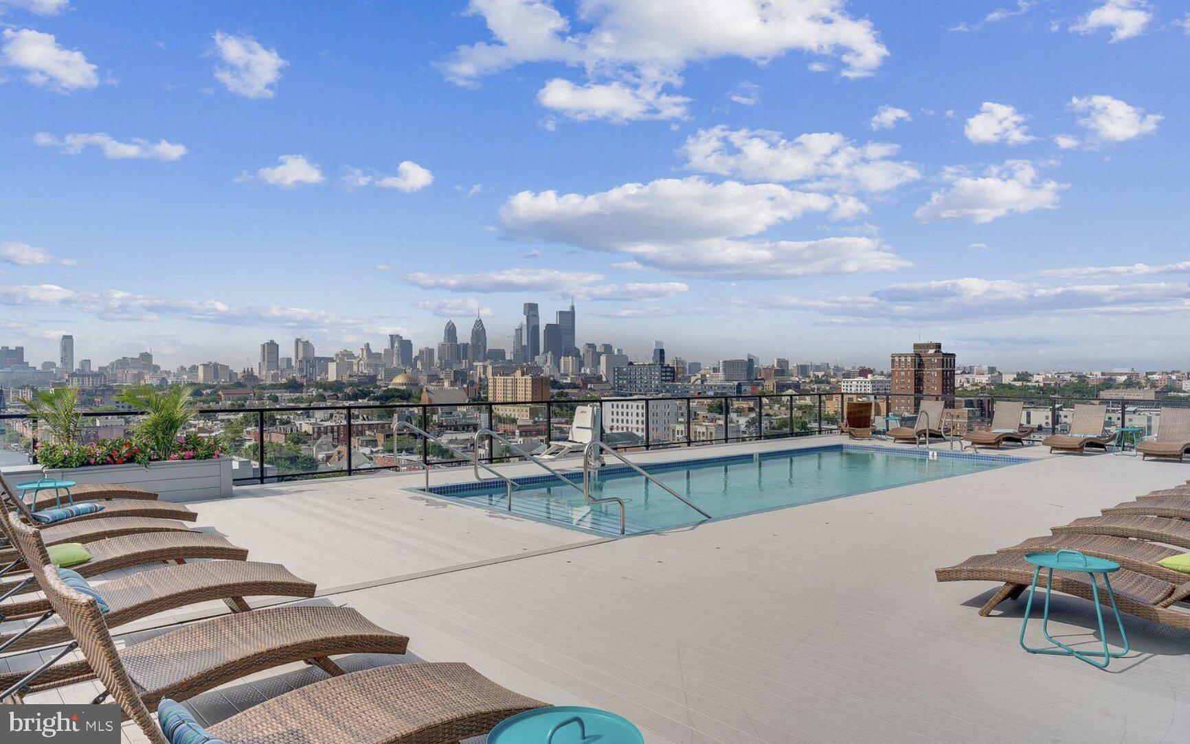 ONLY 1 MONTH AND SECURITY DUE AT SIGNING!
Welcome to the Umbrella Building! This beautiful renovated studio unit located in the highly desirable neighborhood of Olde Kensington! This unit boasts expansive floor-to-ceiling like windows, hardwood flooring and a spacious open floor plan that will be sure to catch your eye! The modern kitchen is equipped with stainless steel appliances including a dishwasher, built-in microwave, oven with gas stovetop, and refrigerator. The bathroom features a glass enclosed shower with a marble vanity. For convenience, you also have an in unit energy-efficient laundry with full-size front loaders. Let’s not forget about the amenities! Make your way onto the expansive rooftop deck and pool, with incredible panoramic views of Philadelphia. This building is also complete with a lobby-based full fitness center, coffee bar, package access 24/7, work or play in the conference room, peace of mind with assigned parking spaces: controlled access parking garage, two additional exterior parking lots. Bike and pet friendly living. Schedule your tour today and text the listing agent for a video tour!
Advertised rent is estimated with 1.5 months free rent on a 13 month lease! Reach out to listing agent for gross rents & concessions. Waived amenity fee and application fee to be credited upon move-in. If you apply within 24 hours of touring, free parking for 3 months when you opt for parking during the term.
