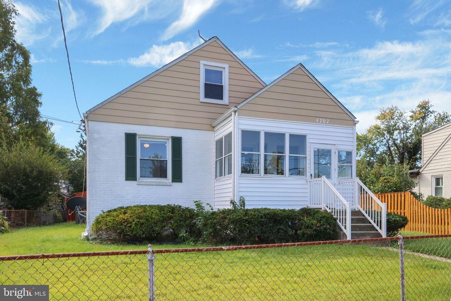 Perfect location meets comfort and convenience in this lovely Riverdale Park rental. Situated just steps from shopping, restaurants and Whole Foods in one direction, and picturesque downtown Riverdale Park in the other. Less than a 5 minute walk to the MARC station and quick commuter access to DC.  Options abound! This spacious 4 bedroom property has all you need. 2 bedrooms and a full bathroom on the main floor, with a large living and dining area. Recessed lighting and hardwood floors throughout. Relax on the screened in front porch, overlooking the green space across the street. The top floor has a comfortable primary suite with full bath and large closet. The basement has plenty of space for storage, recreation, office, and guests.  Large, full-fenced yard with storage shed. Schedule your appointment today and don't miss out on this opportunity to live in one of the most coveted neighborhoods on the Route 1 Corridor!