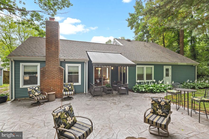 Bright and spacious open floor plan Rancher in desirable Crofon Park! ***Priced below market for quick sale; sellers found their next home of choice!*** One level living at its best with 4 bed- , 2.5 bathroom, 2 car garage. Interior was just professionally painted.  Nicely landscaped 0.34 acre yard which backs up to the golf course. Quiet location at end of Cul-de-Sac. Sellers added a large stamped concrete patio with fire pit in the back; great for entertaining and relaxing.  Also a large awning covering the patio behind the dining area slider doors. Front patio too with front gate and nice seating area and covered area from garage to kitchen.  Roof was replaced in 2018. Water heater replaced in 2015. Siding and Stone exterior improvements were done in 2021. Centrally located to lots of shops & restaurants and easy commutes to Washington and Baltimore. Great place to call home! : )