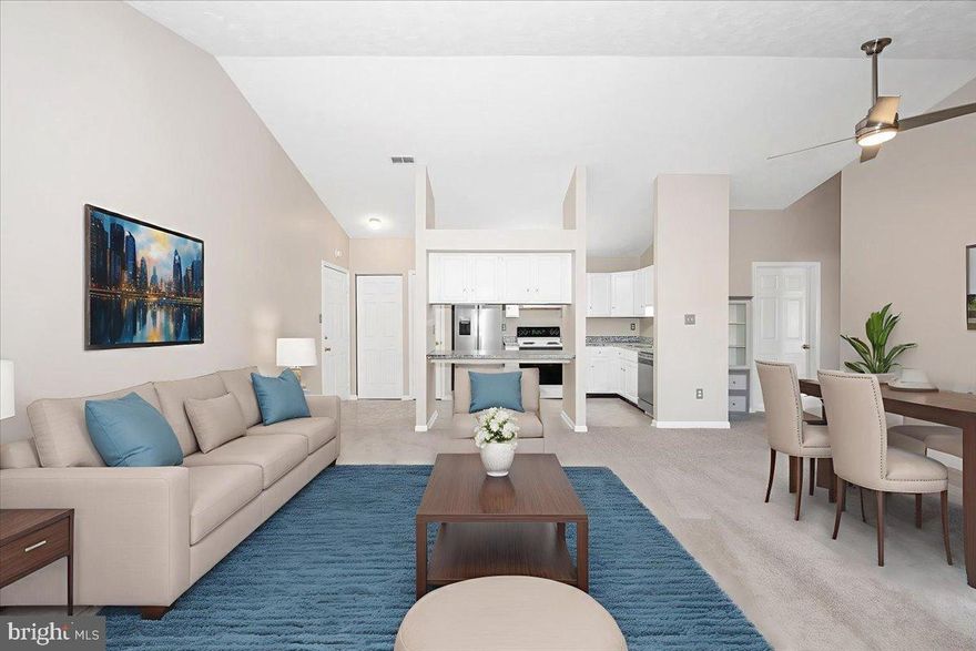 Discover the charm of this delightful penthouse unit in the sought-after Old Farm Station community. This inviting 2-bedroom, 2-bathroom garden condo boasts an open floor plan that seamlessly blends the living and dining areas, perfect for entertaining or cozy nights in. The warmth of the wood burning fireplace with glass doors creates a welcoming ambiance, while the walk-in closet offers ample storage for your belongings. Step out onto your private balcony to enjoy morning coffee or unwind in the evening with a view of the serene surroundings. The unit features convenient washer and dryer hookups, making laundry a breeze. With assigned parking for two vehicles, you'll never have to worry about finding a spot. Old Farm Station is not just about the home; it's about the lifestyle. The community offers well-maintained common areas, ensuring a pleasant environment for all residents. Enjoy the benefits of nearby parks, perfect for leisurely strolls or weekend picnics. With easy access to public services, amenities, commuter routes, everything you need is just a stone's throw away. Don't miss your chance to make this charming penthouse your own!