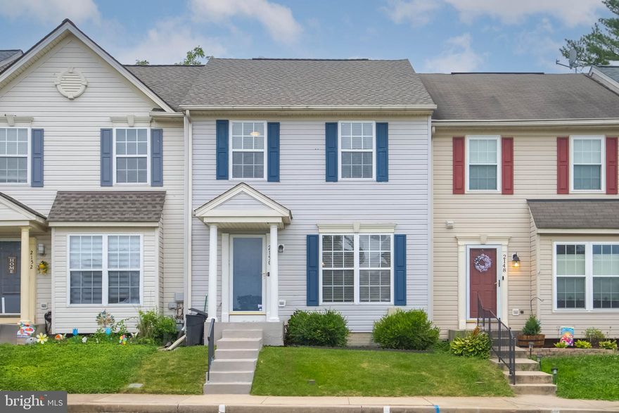 Can't contain the excitement any longer!  The wait is over!  Welcome to 2150 Kyle Green in the sought-after Constant Friendship community of Abingdon! This beautifully maintained 3-bedroom, 2.5-bath townhome offers an impressive 2,220 total square feet of living space across three finished levels—including a rare 3-level bump out BUMP OUT for added room to live, work, and relax.  Step inside to gleaming wood floors on the main level and an open-concept kitchen featuring granite countertops, a center island, stainless steel appliances, a pantry, and plenty of space to entertain. The spacious primary suite is your personal retreat, complete with double closets, a tiled shower, dual vanity sinks, and a soaking tub.  Enjoy even more living space in the finished walkout basement, perfect for a home office, gym, or movie night. Outdoor entertaining is a breeze with the private deck—ideal for summer grilling or quiet mornings with a coffee.  Major updates include a NEW architectural shingle roof (2024) and NEW HVAC system (2024) providing peace of mind for years to come.  Don’t miss your chance to own this move-in ready gem in a vibrant and convenient location—close to shopping, dining, and major commuter routes.  Schedule your private tour today!