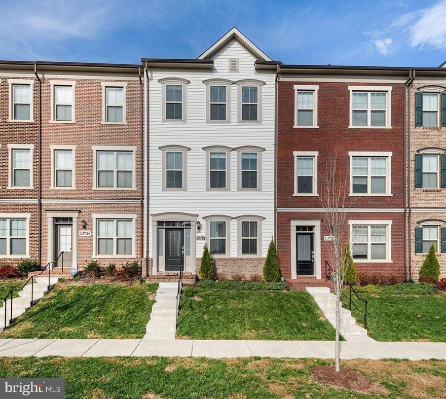 Absolutely Gorgeous Winchester home in the prime Cabin Branch community walking distance from community pool. This 5 years young gem is move-in ready with over 2200 finished sq. ft., 3 bedrooms, 2 full baths, 2 half baths, and a 2 car attached garage. Inviting open floor plan with tons of natural light, spacious 9 feet ceilings and 5" engineered hardwood floors throughout the entry and main level. The kitchen features oversized island with breakfast bar seating space, granite countertops, tiled backsplash, Stainless Steel appliances, Gas cooktop, and large pantry. Expansive family room with gas fireplace, and dining area and powder room off the kitchen. Upstairs, the Owner's suite has a large walk-in closet, double vanities and large tiled shower with a bench. There are two additional bedrooms, a hall bath, and convenient laundry area. The house is in walking distance to the Cabin Branch community pool and clubhouse, large playground, and Clarksburg outlets for shops and dining.  NO smoking. NO Pets. Security Deposit and first month's rent required prior to move-in. $40 per adult fee for online application.