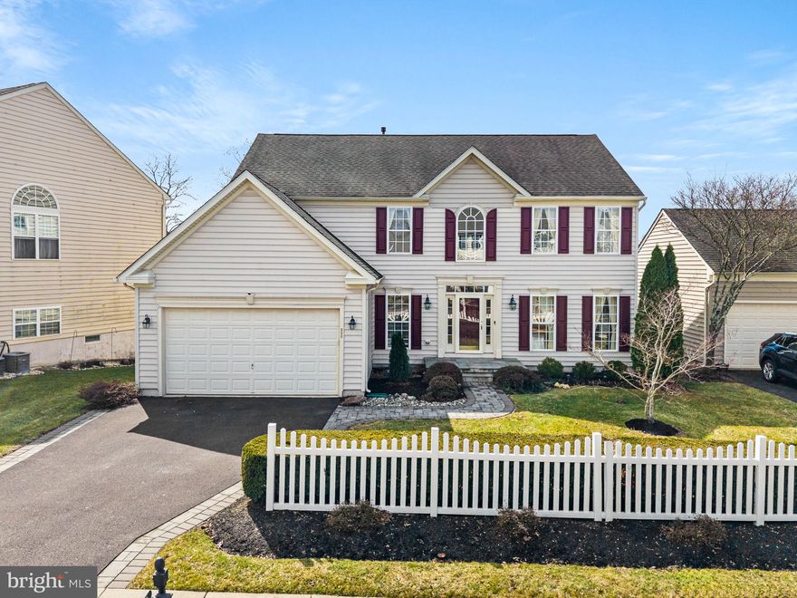 Highly desirable Bedminster Hunt, a walkable, beautifully maintained community with low HOA fees, tennis courts, basketball courts, playgrounds, miles of trails through 40 acres of open space. 

Award-winning Pennridge School District, within walking distance to Dublin, short drive to the charming borough of Perkasie, and just 12 minutes to Doylestown! 

The Victoria, one of Ryan Homes' most popular models, offers 4 bedrooms and 4 baths, and welcomes you with a dramatic two-story foyer with waterfall staircase. Glass double doors from the living room and kitchen open onto a new composite deck with an awning, overlooking a professionally landscaped, fenced-in backyard and private arboretum. Pastoral and serene, with views of trees and the gentle sounds of a nearby creek.
The formal dining room showcases gleaming new floors, leading to an open-concept kitchen with premium cabinetry, high-end stainless steel appliances, granite countertops, and a center island. The living space is warmed by a stylish gas fireplace. A conveniently located main-floor laundry room features custom cabinetry and a new front load washer and dryer.  A beautiful powder room and a spacious two-car garage complete the main level.

Upstairs, double doors open to the main suite featuring a huge walk-in closet with a bright window, and a spa-like bathroom with double sinks, a soaking tub, shower and a separate water closet. Three bright and spacious bedrooms and a full hall bathroom complete the second floor.

The finished basement adds valuable living space and a newly added bathroom and an egress window bring convenience and natural light to this area.

Impeccable, spacious, and move-in ready, with soaring ceilings, oversized windows, newer heater, newer HVAC, and countless upgrades throughout. A truly exceptional home in one of Bucks County's most sought-after communities.

*All measurements and square footage are approximate and derived from public records or third-party sources. Buyer should verify.