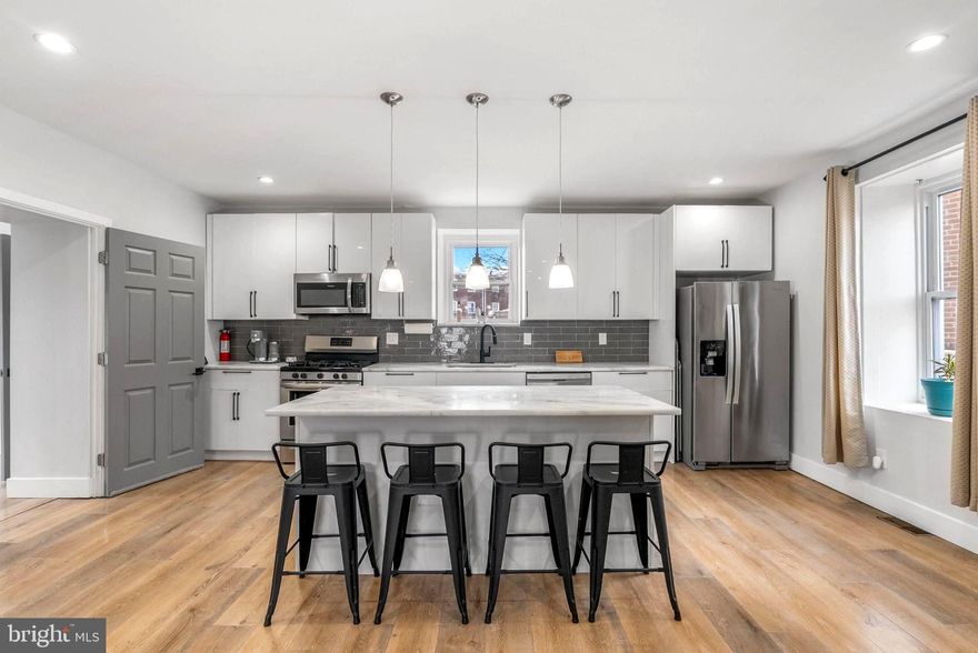 Looking for a move-in-ready home with space, flexibility, and convenience?  Welcome to 7600 Fayette Street, a beautifully renovated single-family home in the desirable Mt. Airy section of Philadelphia—perfect for buyers who want modern living with easy access to everything. This light-filled home offers 3 bedrooms and 3 full bathrooms, an open-concept layout, and wood flooring throughout, creating a warm and inviting atmosphere from the moment you enter. The updated kitchen is a standout, featuring 42” soft-close cabinets, granite countertops, subway tile backsplash, recessed lighting, stainless steel appliances, and a large island—ideal for hosting, meal prep, or casual dining.  A first-floor primary bedroom with a private ensuite bath adds flexibility for buyers seeking main-level living, guest accommodations, or multigenerational options. Upstairs, you’ll find two additional bedrooms and updated bathrooms, while the finished third-floor attic provides bonus space perfect for a home office, workout room, playroom, or optional fourth bedroom. The finished basement includes a washer and dryer, along with additional space for storage or everyday use. Outside, enjoy the benefits of a fully gated corner lot, a private enclosed outdoor area, and an above-ground pool—great for relaxing or entertaining during warmer months. 
Conveniently located near Cheltenham and Willow Grove Mall, with easy access to Route 309, Lincoln Drive, and the Pennsylvania Turnpike, this home also offers proximity to public transportation, local eateries, shopping, and neighborhood amenities—making daily life and commuting a breeze. 
If you’re searching for a turn-key home that combines comfort, location, and versatility, this is one you won’t want to miss. Schedule your private showing today.