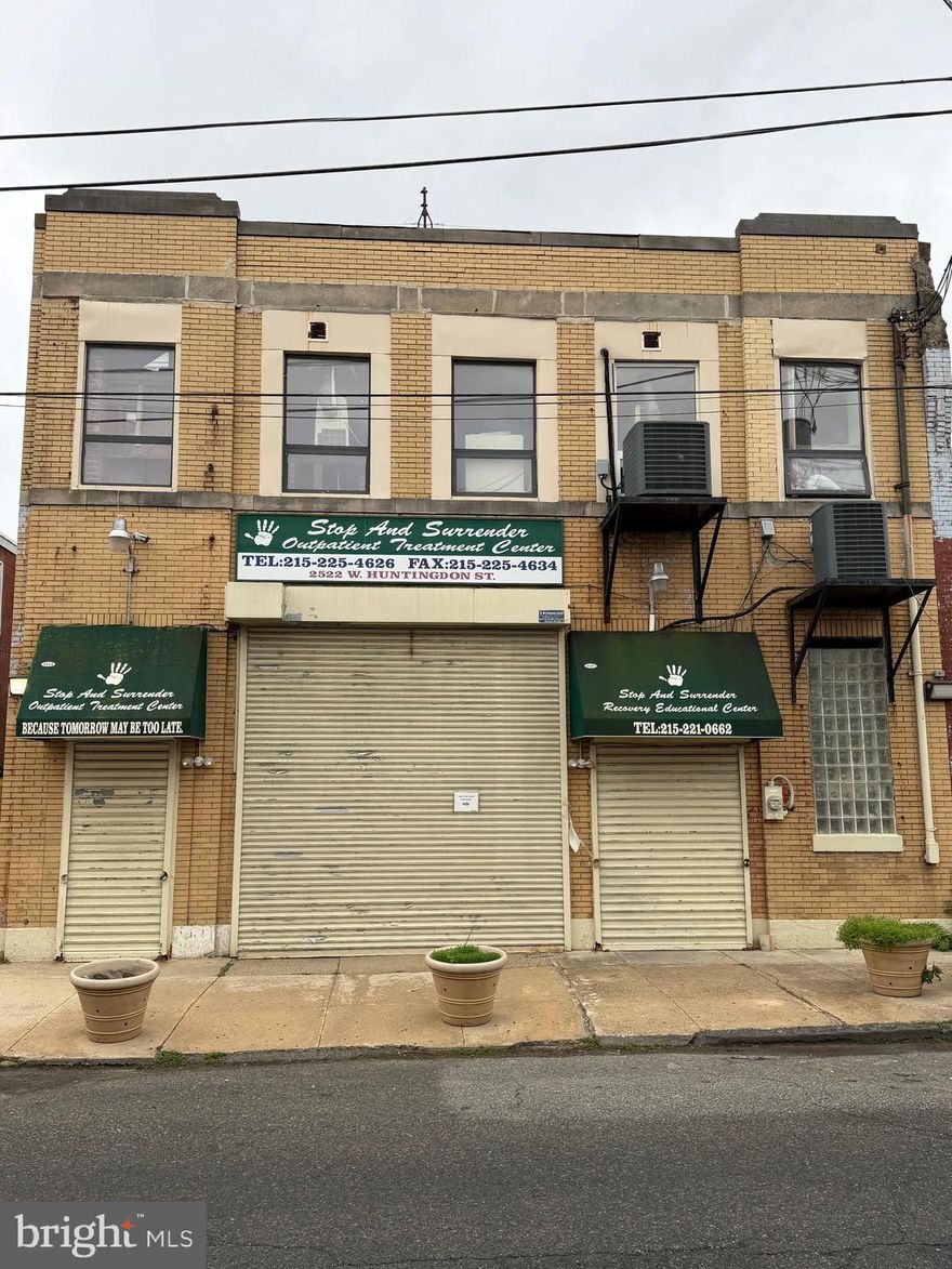 This is a substantial mixed-use/commercial opportunity located in the Strawberry Mansion section of North Philadelphia. The property at 2522–24 W Huntingdon Street offers approximately 7,200 square feet of building area on a residential-commercial zoned parcel (RSA-5 zoning in surrounding area), presenting potential for a variety of redevelopment or adaptive reuse strategies.

Originally built around 2012, the structure sits on a lot of roughly 3,600 square feet, with strong potential for investors, developers, or owner-users seeking value-add opportunities in an evolving corridor of the city.

The surrounding area includes a mix of residential housing, multifamily properties, and ongoing redevelopment activity, with proximity to major transportation routes and Temple University’s nearby commercial influence. This location benefits from accessibility to public transit, arterial roadways, and established neighborhood infrastructure, making it attractive for long-term investment or repositioning.

The property is currently off-market and presents flexibility for future use depending on zoning verification and buyer due diligence. With strong square footage and an urban infill location, it offers potential for residential redevelopment, mixed-use conversion, or commercial occupancy depending on approvals and plans.