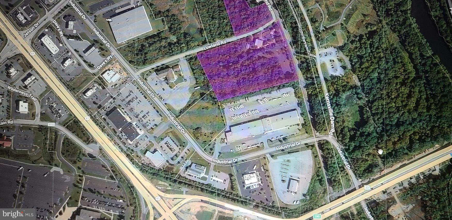 Twelve plus Development acres located in the Tilden Commerce Park at the the Interstate Route 78 and State Rte. 61. This parcel is adjacent to the Microtel Inn and Suites and the Camping World RV Sales properties in this highly desirable area. Join Cracker Barrel, Kelly Hyundai and Toyota, Shell Gas, Burger King, St Luke's Urgent Care, Taco Bell/Long John Silver, AT&T Phone Store, Wendy's, Starbuck's, Kumar Surgical Center. All these are located around this ideally situated property in the northeast quadrant of the Interstate intersection. Located in the northwest quadrant is Cabela's Outdoor Center, Walmart, Wawa, McDonalds, Fine Wine and Spirits, Russel Stover Candies, Verizon, Pet Suppl Plus, Mattress Firm, Lowes, Aldi, and the list goes on and on. The retail traffic continues to grow at this interchange, with controlled access making this location one of the las large developable sites on this interchange. See the attached C - COMMERCIAL DISTRICT zoning for this dynamic location. The portion of the acreage south of Lowland Road is approximately 9 acres with the balance of about 3 acres to the north of Lowland Road.
Municipal water line extends down Lowland to fire hydrant and sewer main is in Industrial Drive. Please do not enter the property without an appointment, the property continues to be occupied by the longtime owner an family.
