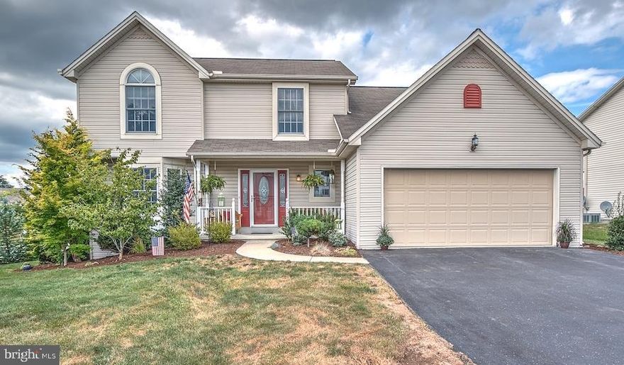 Meticulously maintained & well organized 2 story home in Hampden Twp! Bring your furniture & move right in to this spacious floorplan featuring maple kit w/center island, open to FR w/gas FP, formal LR & DR w/Brazilian cherry hardwood. 1st FL laundry & mud room.  2nd floor boasts large bedrooms w/lots closet space.  Master complete w/3 closets, soaking tub & separate shower. Spacious finished LL w/mini wet bar.  Relax on your deck & enjoy the fire pit, nicely landscape for added privacy! View today