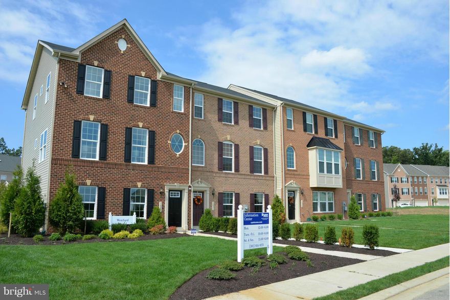 QUICK MOVE IN JUNE DELIVERY! Live the Lifestyle you Desire at Waldorf's Centrally Located Amenity Filled Community of Westchester Square. FOUR LEVEL MCPHERSON  w/ FOUR FT EXTENSION, FOUR Bedroom, THREE 1/2  Bath, 2 CG Townhome w/ 2960 Sq. Ft is just minutes from Shopping, Dining, & Entertainment.  Limited Time   Receive $12,000 towards Closing Costs w/ NVRM. Images shown are representative only.