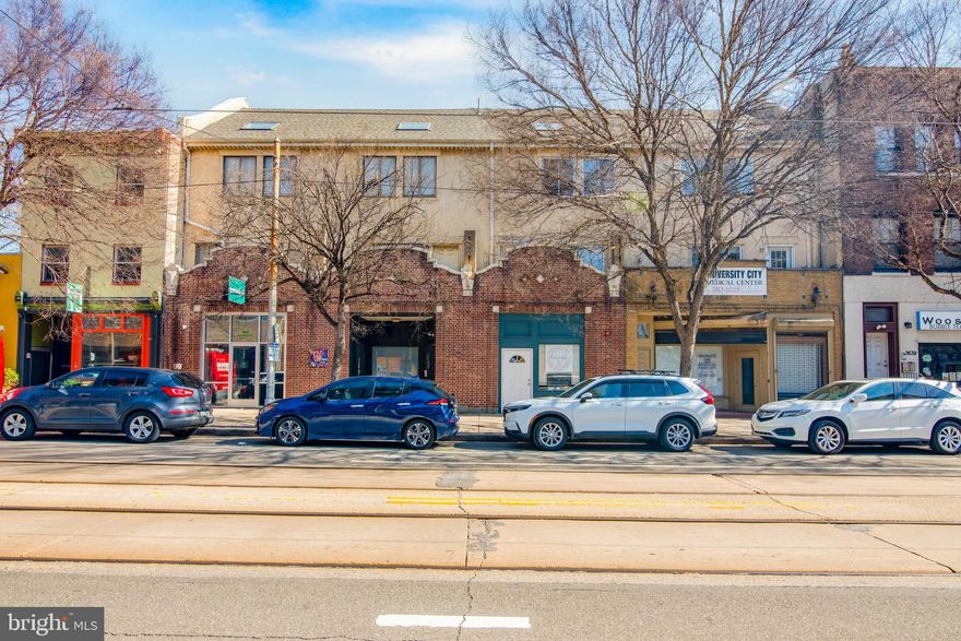 3641-47 Lancaster Ave: asking $30 per sqft + NNN for the spaces.  4,005 +/- SF ground floor retail space over three units:  Unit 1: 1,789 +/- SF + 222 +/- SF basement,  Unit 2: 934 +/- SF, and Unit 3: 1,282 +/- SF. Units can be individually leased or combined. Ideal uses are neighborhood market, light retail, fitness, medical office. The property sits directly behind the UCity development along Market Street which features 10.5 million square feet within 15 existing and 10 newly constructed buildings. This project is a mix of multi-family, office, and lab space, with a hotel tower planned. Situated directly across the Schuylkill River from Center City, University City is the easternmost portion of West Philadelphia, encompassing several Philadelphia universities. Home to the University of Pennsylvania, Drexel University, and the University City campus of Saint Joseph’s University. The Penn and Drexel campuses contain several medical institutions, independent centers of scientific research, and 30th Street Station, one of the nation’s busiest passenger train stations.