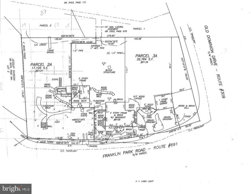 Do not walk the lot without a scheduled showing! This is being offered as one parcel with 2 subdivided lots. The adjacent lot tax ID is 0411 01 0027B. See MLS VAFX2233754 for pictures of the lot and stunning 1912 7BR/4BA main house and 1BR/1BA guest cottage on .75 acres.