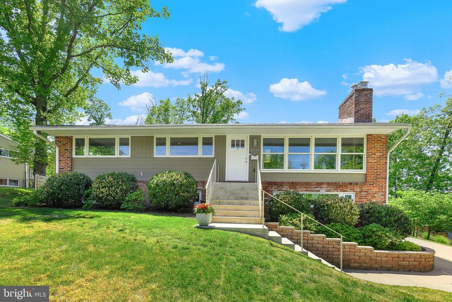 Annandale - Stunning Mid-Century Modern! Beautifully Renovated, Meticulously Maintained, 
Amazing Outdoor Living Spaces! This fab contemporary home has been meticulously cared for and offers thoughtful upgrades throughout. The main level features an open-concept living and dining area with a striking stone-surround gas fireplace. An expansive picture window floods the space with natural light and a sliding door in the dining area opens to the deck and amazing backyard. The updated open kitchen boasts  granite countertops, ample cabinet space, and sleek stainless steel appliances. Three generously sized bedrooms and two stylishly updated full bathrooms complete the main level. The ensuite primary bedroom offers a sliding door to the deck and overlooks the landscaped backyard.

The expansive rec room on the lower level boasts with gas fireplace with stone surround and plenty of  space for a pool/game table. A fourth bedroom, an updated full bath, a spacious laundry room, and a large utility/workroom complete the lower level. 

This gorgeous home sits on nearly 1/3-acre, a beautifully landscaped lot. The front yard features a lush green lawn. The fully fenced and terraced backyard is your private oasis, offering multiple outdoor living spaces including a large deck, a paver stone patio, and a fire pit. Two exterior sheds provide plenty of extra storage. The oversized concrete driveway provides parking for all your cars.  Enjoy easy access to Annandale's parks, dining, shopping, and major commuter routes, including I-495 and Route 50, making trips to DC, Tysons Corner, and Mosaic District a breeze.