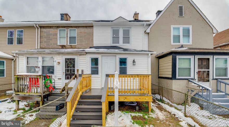 Welcome to this beautiful fully renovated in 2021. This beautiful home is 1,295 est. SQ FT townhouse with a front deck, 4 Bedrooms and 2 Full bathrooms and Half Bath. One Bedroom in the Main Floor, 2 Bedrooms are in the second floor and a 15x15 bonus room in the attic. Gorgeous kitchen with granite countertops, kitchen island, stainless steel appliances and new cabinets. this home features stylish finishing touches and modern fixtures, recessed lights through out the house, New windows, new roof, new HVAC, new water heater, washer and Dryer included, private parking for 3 cars. This is a must see!