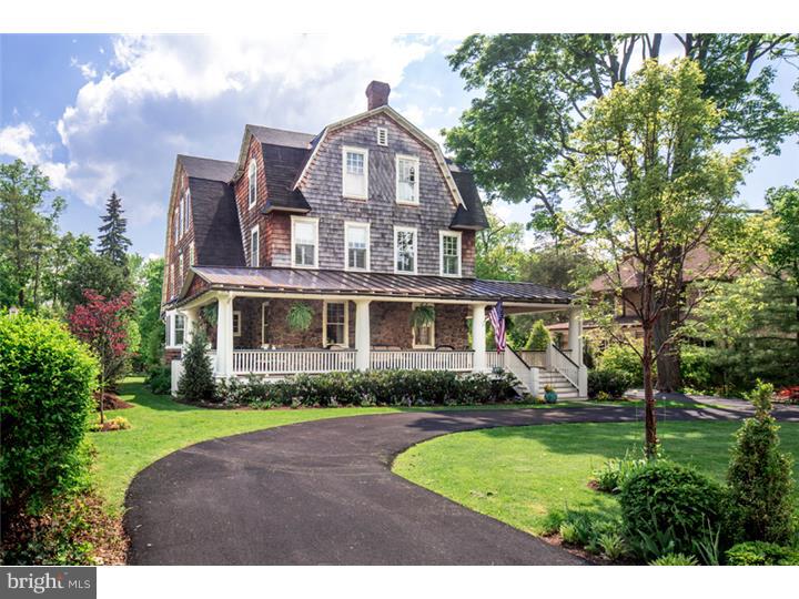This exquisite St.Davids beauty was originally 2 twin homes that graced the S Wayne community for over 100 years.7 yrs ago the current owners purchased both sides & masterfully blended together the 2 properties to create the exceptional single family masterpiece that it is today!! The attention to detail is unparalleled w/ every square inch of the home being renovated w/ the finest of materials while preserving its architectural character & endearing charm. The circular driveway leads one to the amazing front porch of a by-gone era providing outside living space that is guaranteed to provide years of cherished memories. This is not a house, but truely a HOME as one can feel its warmth the minute you enter the welcoming Foyer. Gleaming hardwood floors flow naturally into the lovely Living Room w/ classic features such as deep silled windows & wood burning fireplace.The Living Room gracefully flows into the expansive Dining Room w/ coffered ceiling & bay window that provides plenty of natural sunlight. Conveniently a Wet Bar Area can be found off of the Dining Room with ice machine, beverage refrigerator & custom cabinetry to fulfill all of your your entertaining needs, while it naturally flows into the gourmet Kitchen for perfect day to day living. Truly a chefs delight,the Kitchen has magnificent custom cabinetry,high end appliances,granite island,& breakfast bar. A charming banquet area is perfectly situated to capture the picturesque backyard & french doors open to the expansive back deck that leads to the well appointed Mudroom. A charming Family Rm w/ bay window has floor to ceiling cabinetry & open bookshelves that is outfitted to attractively display & conceal all electronics. The 1st fl circular flow is completed by a lovely Powder Rm & a gracious staircase that leads one to 2nd Fl where you can find a sun drenched Master Suite.Luxury abounds w/His and Her walk in closets & exquisite Master Bth featuring marble floors w/radiant floor heat,double sinks &glass enclosed rain shower. There are 2 add'l Bedrms that share a newly updated Bath,& an addi'l ensuite w/a private Bath that is also brand new. And yes..during the homes complete makeover,the Laundry Rm was brought to the 2nd fl. The 3rd fl features a wonderful Playroom,2 more new Baths,2 add'l Bedrooms & Office. This home is so special in every sense of the word,from its Walk To Wayne location to complete renovation,it will function like new but its "Soul" will always be rich in history!