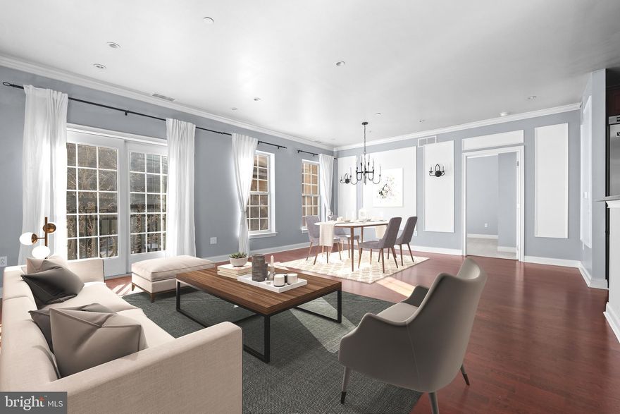 Perfectly situated in a coveted gated community just south of Fitler Square and mere steps from University City, this stunning Naval Square condominium offers deeded parking and over 1,200 square feet of luxurious living space! Located within sought-after Strickland Court, this rarely available Gilmore model features 2 bedrooms/ 2 bathrooms, offering a perfect blend of comfort, style, and convenience. The expansive layout offers charming courtyard views, with a bright, open-concept living/ dining area bathed in natural light from the oversized Juliet balcony windows. The thoughtfully designed kitchen is a chef’s dream, boasting sleek black granite countertops, a stylish mosaic tile backsplash, and premium stainless steel appliances, including a Viking refrigerator and range. Enjoy ample cabinet storage, along with a spacious pantry. Escape to the serene primary suite, featuring a spacious walk-in closet and a luxurious ensuite bath. The owner’s bath is beautifully appointed with granite countertops, dual vanities, a stall shower, and a separate soaking tub for ultimate relaxation. The generously sized second bedroom also includes a walk-in closet and offers convenient access to the hall bathroom. The hall bathroom has been beautifully upgraded to a large walk-in shower with marble tiles. A laundry closet with side-by-side washer and dryer, complete with built-in shelving, adds functionality. Brand new carpet was just installed. The deeded parking space (1 Admirals Way Unit #P167) is conveniently located right in front of the building for ultimate ease and accessibility. Rest assured, your mechanical systems are in excellent condition: the hot water heater was replaced in 2016, while the HVAC system was updated in 2023 and professionally serviced in 2024. Enjoy unparalleled convenience with the pool and state-of-the-art fitness center just steps from your building, and the concierge is located just downstairs from the unit to assist with your package delivery needs. The stunning community room in the historic Biddle Hall rotunda is an ideal venue for hosting private events. Take advantage of the outdoor amenities in the expansive 20-acre park-like setting, featuring picnic areas, beautifully maintained gardens, and mature landscaping. With gated entry and on-site visitor parking, both security and convenience are paramount. The location is unbeatable, offering close proximity to the South Street Bridge, UPenn (0.7 miles), CHOP, HUP, Drexel, Rittenhouse Square (0.9 miles), and Fitler Square. A vibrant array of restaurants and cafes, including Rival Bros Coffee, Friday Saturday Sunday (a James Beard Award winner), Ilalta BYOB, Pub & Kitchen, Southgate, Sabrina’s Café, and Loco Pez, are all within close walking distance. For grocery needs, the new Heirloom Market by Giant and South Square Market are just a block away. Directly behind the property, you’ll find seamless access to the Schuylkill River Park, featuring the award-winning Trail and Boardwalk, Markward Playground, tennis courts, and a dog park. Pet Friendly community allowing 2 pets with no weight restrictions. Don’t miss this rare opportunity to own a slice of urban paradise in one of Philadelphia’s most sought-after neighborhoods! Settlement can be ASAP. There is a Special Assessment with approximately 9 months remaining (approximately $2,432.61).