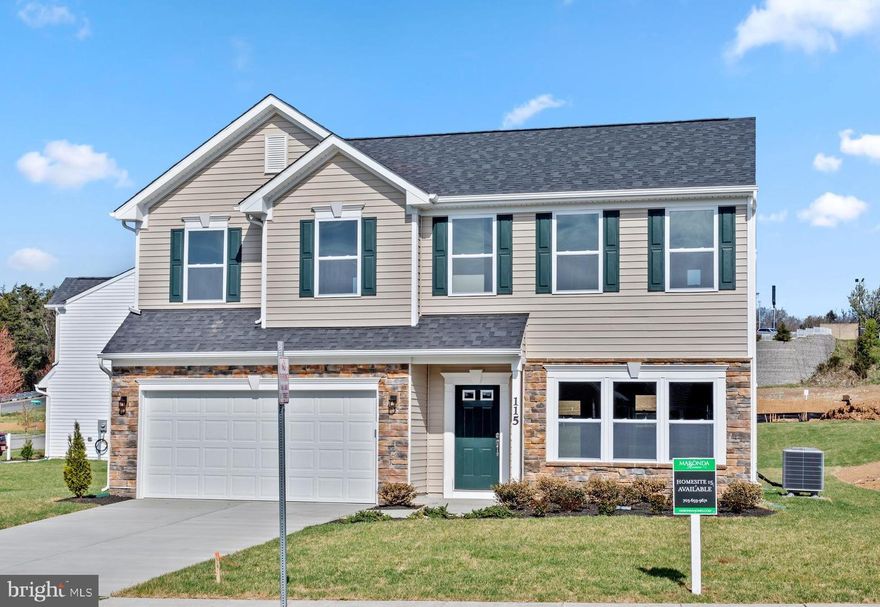 This newly built home, named "The Dallas", is now available and comes with a generous $9,500 in Flex Cash! It boasts a spacious backyard and a charming full front porch, as well as a partial stone façade. Inside, you'll find beautifully designed finishes such as granite countertops, white cabinetry, tile backsplash, and luxury vinyl plank flooring throughout the main level. The bathrooms feature lovely tile and laminate flooring, among other great features. Located in a community with stunning vistas of the Blue Ridge Mountains, this home offers convenience to both I-81 and I-66. It's ready for you to move in and make it your own!