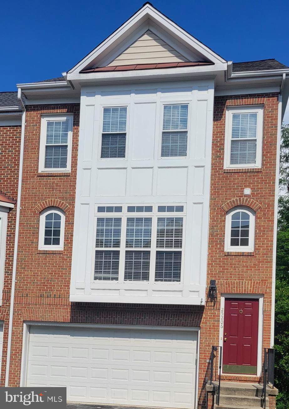 Welcome to this move-in ready, three-story brick-front end-unit townhome located in the desirable South Riding community. This spacious home features 3 bedrooms, 4 bathrooms, and has been freshly painted throughout with brand-new carpeting. Last few years updates include a new roof and some appliances.
The open floor plan is enhanced by recessed lighting and a gourmet kitchen with bar and breakfast area, flowing into a formal dining area that opens onto a large deck—perfect for entertaining—overlooking a private, generously sized and beautiful yard.
Upstairs, you'll find two bedrooms and a luxurious primary suite featuring vaulted ceilings, a soaking tub, separate shower, sky light and a walk-in closet. The lower level offers a walk-out to the patio and a beautifully maintained backyard, ideal for gatherings. This house is filled with light throughout.
A spacious two-car garage provides ample storage options. Enjoy low HOA fees and a wealth of community amenities, including swimming pools, splash park, tennis and pickleball courts, multiple playgrounds, one next door, and scenic trails. Conveniently located near shopping centers and with easy access to Routes 50, 28, 29, I-66, and Dulles Airport, this home offers both comfort and convenience.