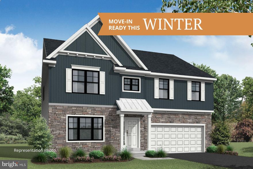NEW CONSTRUCTION! Live in STRATHFORD MEADOWS, one of Lebanon's premiere neighborhood and conveniently located to many amenities that Lebanon has to offer!! The SIENNA MODEL, our popular Two Story Floorplan, features four bedrooms, two full bathrooms, and a half bathroom. Popular upgrades added to this home includes a study, electric fireplace in the family room, and a floating patio. The Heritage Kitchen features Quartz countertops and stainless-steel appliances including a microwave, electric oven/range, and dishwasher The Owner's suite is sure to please with two separate walk-in closets, glass encased tile shower, and double bowl vanity.