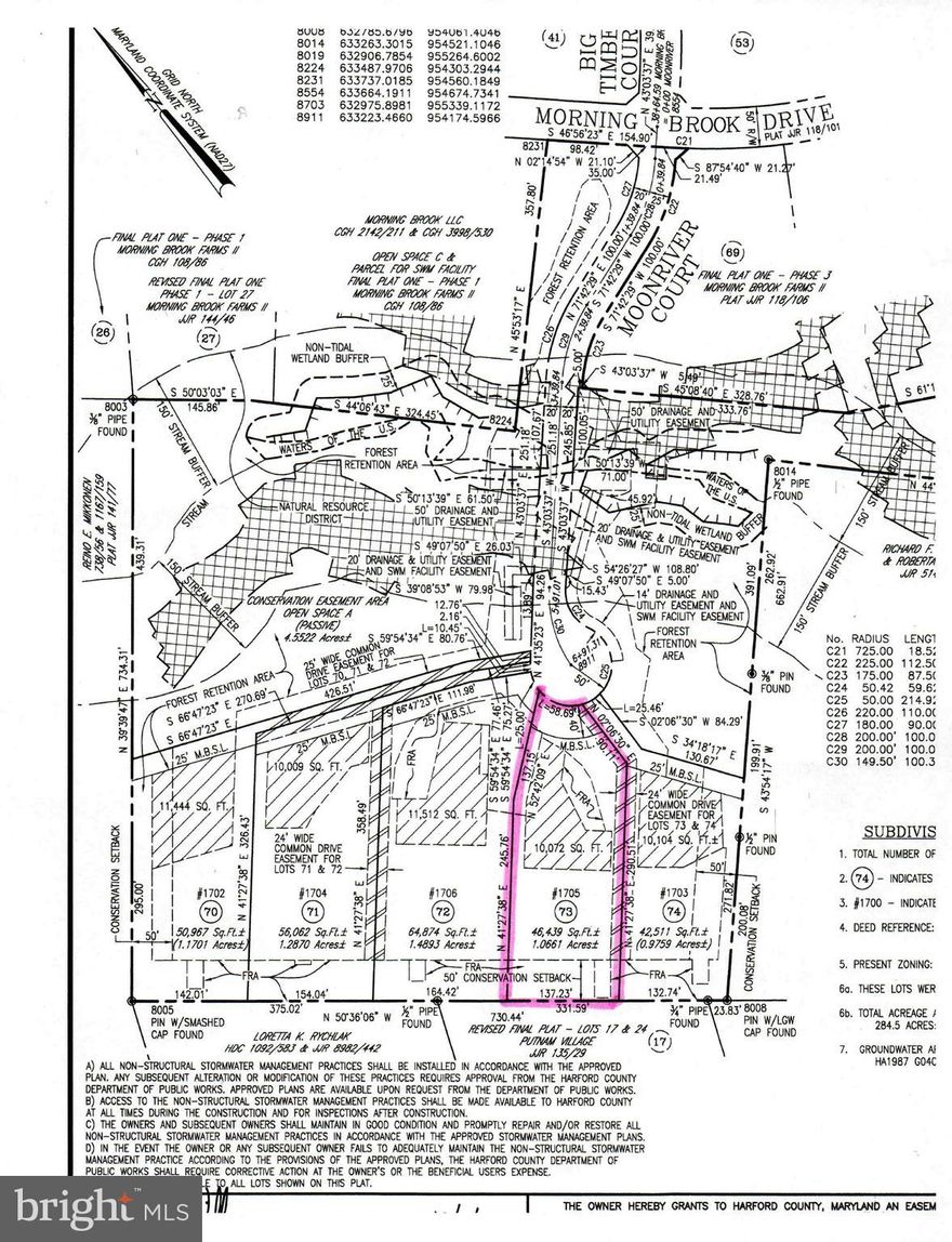 One of three remaining lots!  Come enjoy the privacy of this wooded lot in the Morning Brook community.  Builder tie-in with Ten Oaks Homes.