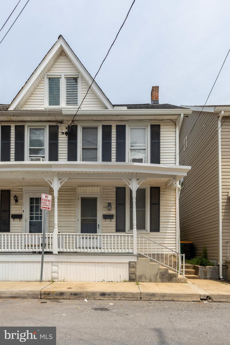 Welcome to 113 E North Street, a well-maintained and conveniently located 2 bed 1.5 bath half duplex in the heart of Waynesboro. Ideally situated just minutes from downtown and everyday conveniences, this home is perfect for first-time homebuyers, downsizers, or investors. This home provides peace of mind with a new roof and gutters in 2024, a new bath and shower in the primary bathroom, a recently updated hot water heater, new flooring expanding across the entire main level, and more.  The property also offers a fenced in back yard area and off-street parking. Enjoy added ease and value with borough trash, water, and sewer services. Reach out for a private showing to make this home yours today!