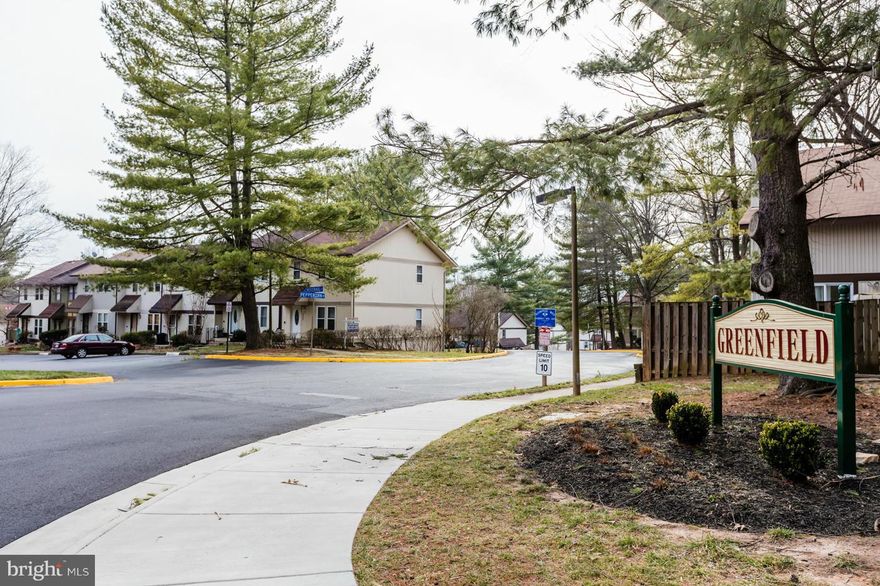 Immaculate End unit TH * Over $50K recent renovations * 3 finished levels w/ walkout basement * 3 BRs, 2 Full BA + 2 Half BA * Brand new kitchen w/ granite counter/appliances & floor, baths, double-hung windows, Heat pump & Water Heater * Fresh paint * New roof * Newer siding * 2 assignd parkg spaces&plenty of guest pkg * Great location: Steps to bus stop * 0.8 mi to shops * 2 mi to train station