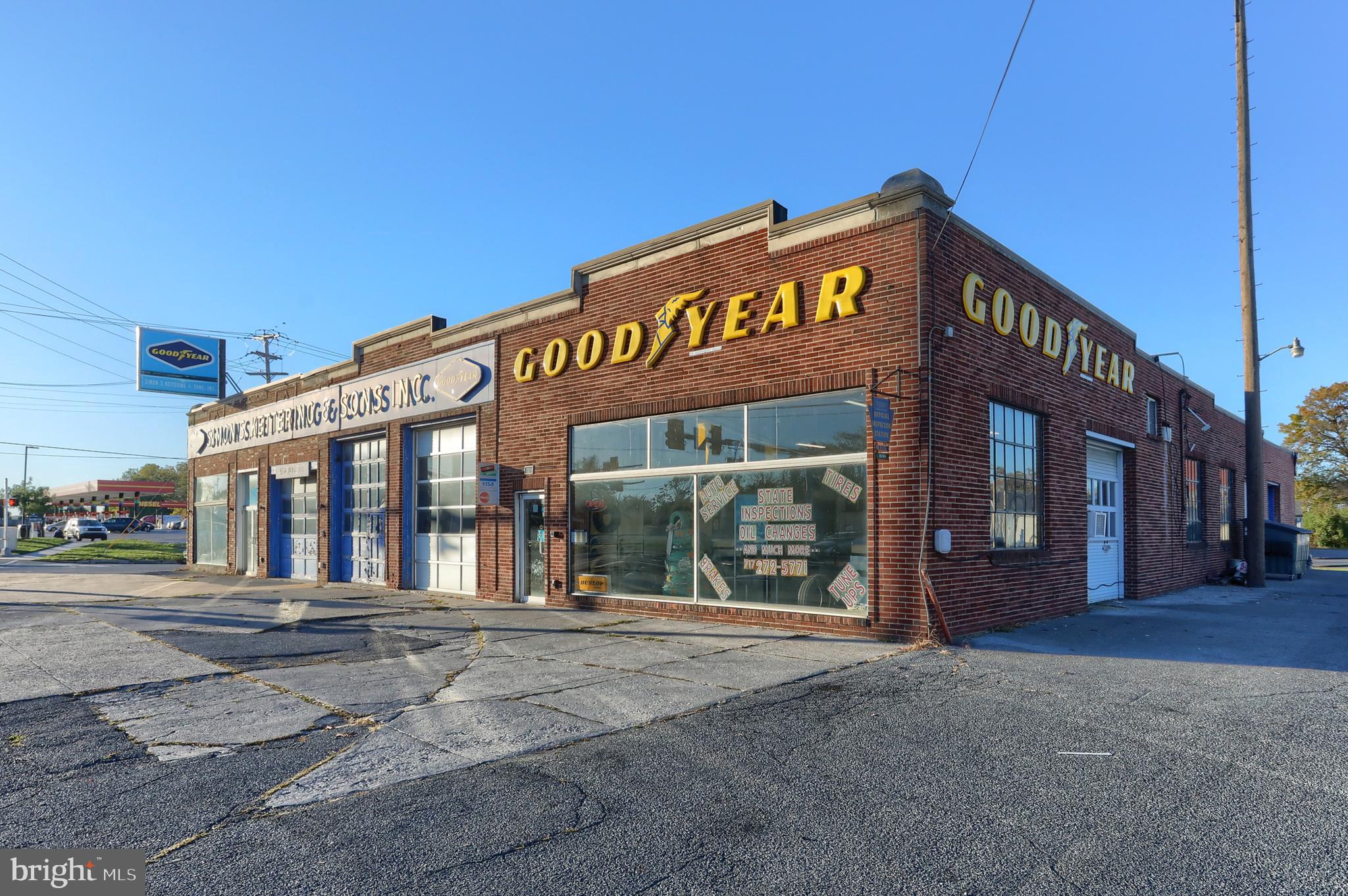 Excellent commercial opportunity on the corner of one of the busiest intersections in Lebanon County. This iconic site has been the home of Simon S. Kettering & Sons, Inc. since its original construction in 1941. The corner lot has 449 feet of road frontage and experiences traffic of over 20,000 vehicles per day. The property has one (1) full acre of land with an existing brick building consisting of 11,694 sqft of useful space. Very close proximity to dozens of retailers, restaurants, gas stations, service providers, entertainment, and shopping. The current use is automotive repair and tire service, and there are a total of five (5) drive-in doors (3 doors are 10x10 and 2 doors are 10x12). The property is zoned Commercial General and has a very long list of approved uses, many of which have significant potential to be a good fit for the next chapter of ownership. Please see documents section (or request that your agent provide) the attached zoning ordinance and comprehensive list of potential uses. This is a rare opportunity to own a location that enjoys the highest level of visibility in the busiest part of Lebanon County's business district. Seize your moment!