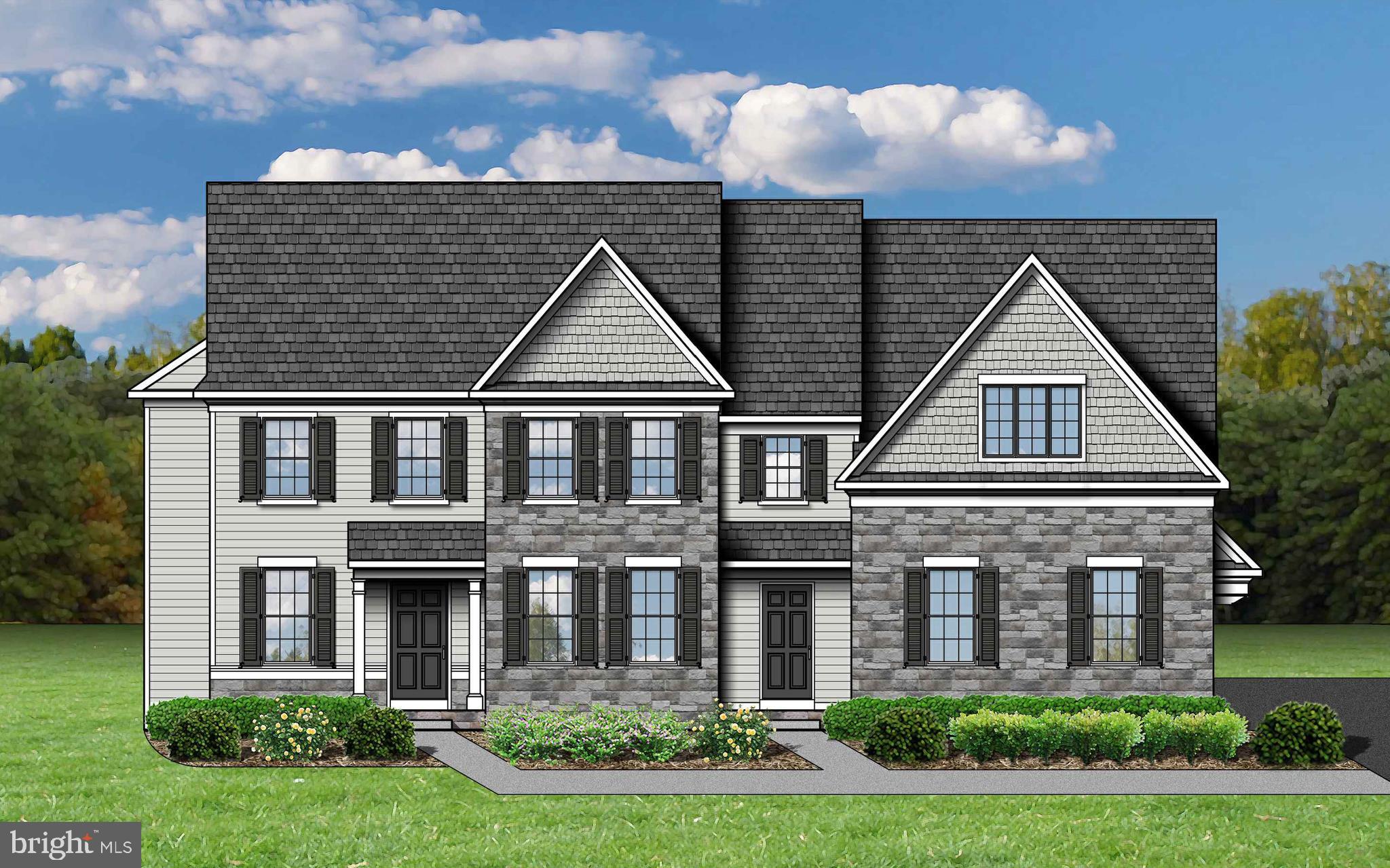 Welcome to Hamlet Circle Stonehaven Homes' latest New Construction community featuring 7 Luxury homes located in #1 award winning TE school district and walking distance to the town of Berwyn! The elegant Hawthorne model combines style and classic design features that will appeal to even the most discerning buyer. The grand two-story foyer leads past a large dining room and an open side staircase to an impressive gourmet kitchen. The gourmet kitchen is central to this home's design and will serve as the perfect gathering place for friends and loved ones. Featuring 42" cabinets by Century, an oversized center island, this kitchen also includes a fabulous built-in breakfast area. Flanking the oversized kitchen is a living room filled with large, light filled windows and a spacious family room with French doors allowing for privacy if needed. Also adjoining the kitchen is a large family organizational room with closets and additional storage. The upstairs boasts 4 or 5 generously sized bedrooms all complete with walk-in closets and en-suite bathrooms. The owner's suite offers a dressing area, huge walk in closets and an incredible Master Bathroom complete with an oversized shower, private toilette and free standing soaking tub. Adding to the well-crafted design of this home is a large laundry room and walk in hall closet for added storage .Furthermore, there is 1700 sq. ft. of space in the lower level waiting to be finished if desired. Walking distance to the many restaurants and shops in Berwyn, the train station and both TE Middle School and High School. Don't miss out on this rare opportunity to build your dream home in award winning TE school district! Pictures are of other homes built by Stonehaven Homes..2 miles to the town of Berwyn, .4 miles to the Berwyn Train Station, 1.1 miles to TE Middle School and TE High School.