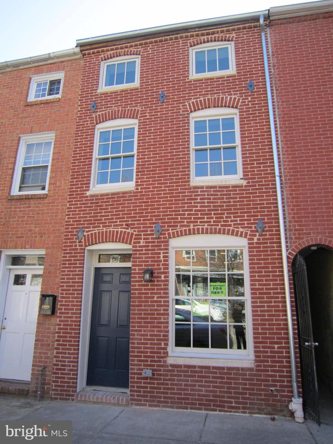 FELLS POINT HISTORIC DISTRICT - Residential Lease