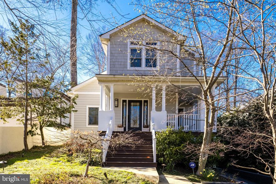 This immaculate Franklin Park home on a +/-quarter-acre lot with oversized 2 car garage has a stunning transitional aesthetic, boasting a light filled open floor plan including all the requisite formal and informal living spaces, with lovely window views throughout, and blossoms abounding in the spring. 

A welcoming wraparound front porch, tiered landscaping with lighting and irrigation, wraparound rear porch and two rear flagstone patios make for an elegant and private setting. Vaulted ceilings on the majority of the main level as well as gracious ceiling heights  bring in plenty of natural light to the family room, dining room, library, and breakfast room. Updated lighting and lovely window treatments, custom paneling and floor-to-ceiling fireplace complement the Neff custom cabinetry and hardwood floors. The gourmet kitchen with under-cabinet touch lighting, pot-filler, soft-close cabinets and drawers, customized storage inserts, appliance garage, Bosch, Sub Zero and Wolf appliances and walk-in pantry opens to both the spacious family room and breakfast room with skylights, providing access to one of two patios.

The main level is completed by a private library, formal living room, powder room with custom wall treatments and a full main-level bedroom suite. 

The upper level includes 4 large bedrooms, 3 full baths, plenty of storage and a laundry area. The expansive primary suite features 2 walk-in closets, sitting room with fireplace, dual vanities, water closet, spacious shower and separate soaking tub and heated floors. 

The fully finished walk-out basement was completed recently and includes a large rec room with built-ins and gorgeous custom temperature controlled 1500 bottle wine cellar with motorized wine wall that moves to reveal bonus storage. Mudroom and bar with second fridge and second dishwasher, powder room, and garage access round off the lower level. The lower level rec room is also wired for speakers. The roof was replaced in 2019.

Franklin Park is known for its lush natural landscape, mature trees, and charming rolling hills. This home offers access to the best of McLean with its close proximity to all the Downtown McLean and Downtown Arlington have to offer. It is ideally situated just minutes to the George Washington Parkway, I-66, Tyson's Corner, and the Capital Beltway.