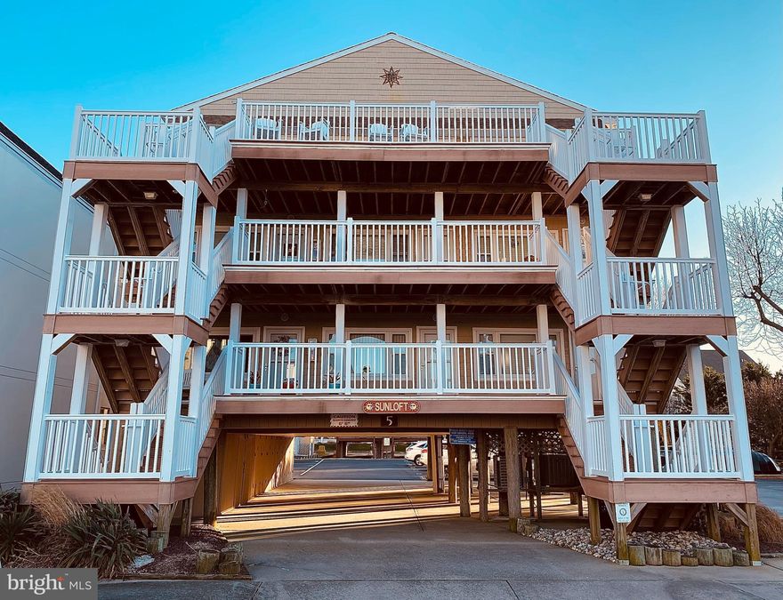 The Perfect Beach Retreat in North Ocean City!  This well maintained 1 Bedroom, 1 Bath Condo comes fully furnished and is just steps away from the Beach. There are only 9 units in this meticulously  maintained building. This Condo Complex does not allow rentals and the pride of ownership shows throughout.  There is a large deck area on each floor where you can sit-back, relax, and enjoy the views. On the ground floor you will find an owners storage closet, an outdoor shower, a beach locker for all of your beach equipment, and a bike rack,  This unit is within walking distance to stores, restaurants, movie theaters,  miniature golf, and so much more! You're just a few blocks away from Fenwick Island.