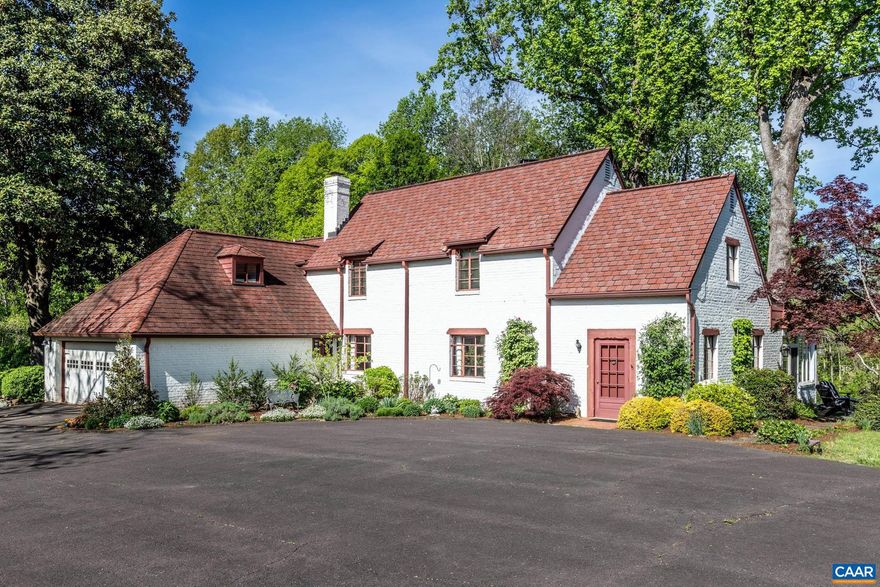 Discover an extraordinary French Proven�al country estate on the sought-after Little Skyline Drive, just outside Orange. This historic 1940 residence offers four bedrooms, four baths, and approximately 3,900 sq. ft. of elegantly appointed living space. Nestled on 14 acres and a sparkling pool. The first floor features a bedroom with a full bath, an expansive living room with custom built-ins and a fireplace, a sunlit family room with its own fireplace, a formal dining room, and a beautifully renovated kitchen. Upstairs, three well-appointed bedrooms, including two primary suites with full baths and fireplaces, provide luxurious comfort. A convenient upstairs laundry room enhances daily living. The home includes a 1,000 sq. ft. unfinished basement with a full bath, ample storage, and a unique fallout shelter. Gorgeous heart pine wood flooring throughout adds charm and character. Designed for both intimate family living and grand entertaining, this property offers peace, privacy, and refined outdoor living. Seize the opportunity to own this exquisite retreat, where historic allure meets modern comfort.,Granite Counter,Painted Cabinets,Fireplace in Bedroom,Fireplace in Living Room,Fireplace in Master Bedroom,Fireplace in Sun Room