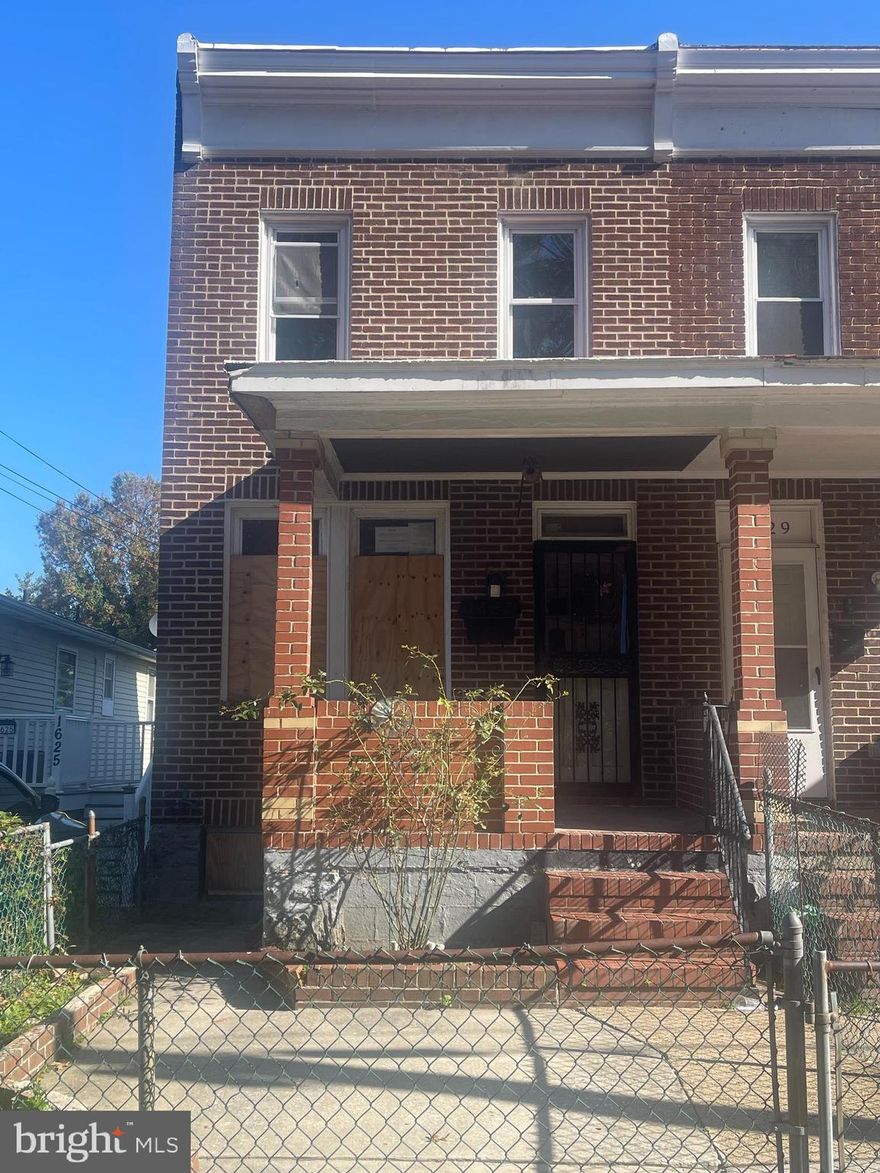 Investor Alert! End-unit townhome on a quiet street in Morrell Park. This 3 bed, 1 full bath is ready for a new owner, perfect for an investor looking to add to their rental portfolio or possible renovation opportunity. Comparable sales are in the 190-205k range and rents are around $1,500-1,700. Fully fenced front and rear yards. Plenty of street parking as most of the other homes on the street are detached with driveways. Home is being sold As-Is. Excellent location, close to the stadiums, downtown, and all major roadways. Schedule today!