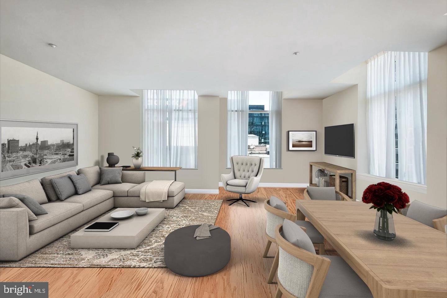 Discover the best in space, lifestyle, and VALUE in the 19103 zip code! This incredible 2 bedroom 2.5 bathroom condominium at 23 S. 23rd St. offers a truly impressive living experience. With it’s PRIVATE BALCONY, expansive living space, and UNBEATABLE LOCATION, just 5 minutes from Rittenhouse Square, this home is a must-see!
Step inside and be greeted by an elegant, formal entrance that leads you into a spacious living and dining area featuring abundant natural light and BEAUTIFUL WESTERN EXPOSURE and OPEN FLOOR PLAN creates a seamless flow perfect for both entertaining and relaxing. The kitchen is a chef's dream, complete with granite countertops, a Subzero refrigerator, and plenty of storage and counter space—ideal for preparing meals while overlooking your private, well-proportioned terrace. This terrace is a true extension of your living space, offering the perfect place to unwind at least six months out of the year.
The primary bedroom is a luxurious retreat, boasting a huge walk-in closet that’s perfect for the fashionista or anyone with an extensive wardrobe. The second bedroom is equally inviting, filled with natural light and offering a peaceful atmosphere. Throughout the unit, you'll find gleaming HARDWOOD FLOORS and stunning marble bathrooms that add an extra touch of sophistication.
Additional perks include NO TRANSFER TAX on this unit and GARAGE PARKING. Located just steps away from Penn, Drexel, 30th Street Station, and Schuylkill River Park, this condominium offers the perfect blend of urban living with a suburban feel. Don’t miss the chance to make this EXCEPTIONAL property your new home!