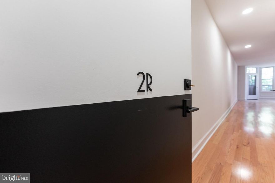 Welcome to 2118 Spruce Street. This grand, historic 5 unit multi-family is located in one of Philadelphia's most prime locations in Rittenhouse Square!  The entire building has just completed a masterfully done full renovation to highlight modern amenities, while still showcasing the character and history of the building.  The entry vestibule features original marble slabs and moldings with a new modern flora noir wallpaper. The lobby features black and white terrazzo tiles and black half walls along with original moldings. Unit 2R is a large 1 bedroom featuring fantastic natural light throughout with  double height windows, high ceilings, a huge living room with Western and Southern exposures that lead to a private large wrap around balcony off of the back of the building in a tranquil setting with a lovely Southern exposure  facing a quaint tree lined quiet rear courtyard. This one bedroom unit has been completed with beautiful refinished original hardwood floors, a brand new kitchen with quartz countertops, all new stainless  appliances and a newly tiled bath. The comfortable  spacious bedroom  has an abundance of closet space and storage as well as great natural light into the room. Washer and dryer are included as well as a bike room in the basement. There is secure package drop off for deliveries as well as a video intercom system to allow guests into the building from the apartment.  2118 Spruce is in one of the most sought after neighborhoods in Center City on a beautiful tree lined block and perfectly situated for all one may need and want within a short walk in any direction. Be one of the first to live in this incredible and tastefully renovated building offering old world charm and modern amenities which is just a few short  blocks to Rittenhouse and the Schuylkill Banks, this property puts you at the center of Philadelphia’s recreational and cultural life with some of the best parks, restaurants, shopping and nightlife in the city while highly convenient to UPenn, HUP CHOP, Drexel, 30th Street Station and major highways. Showings will begin Monday April 21st