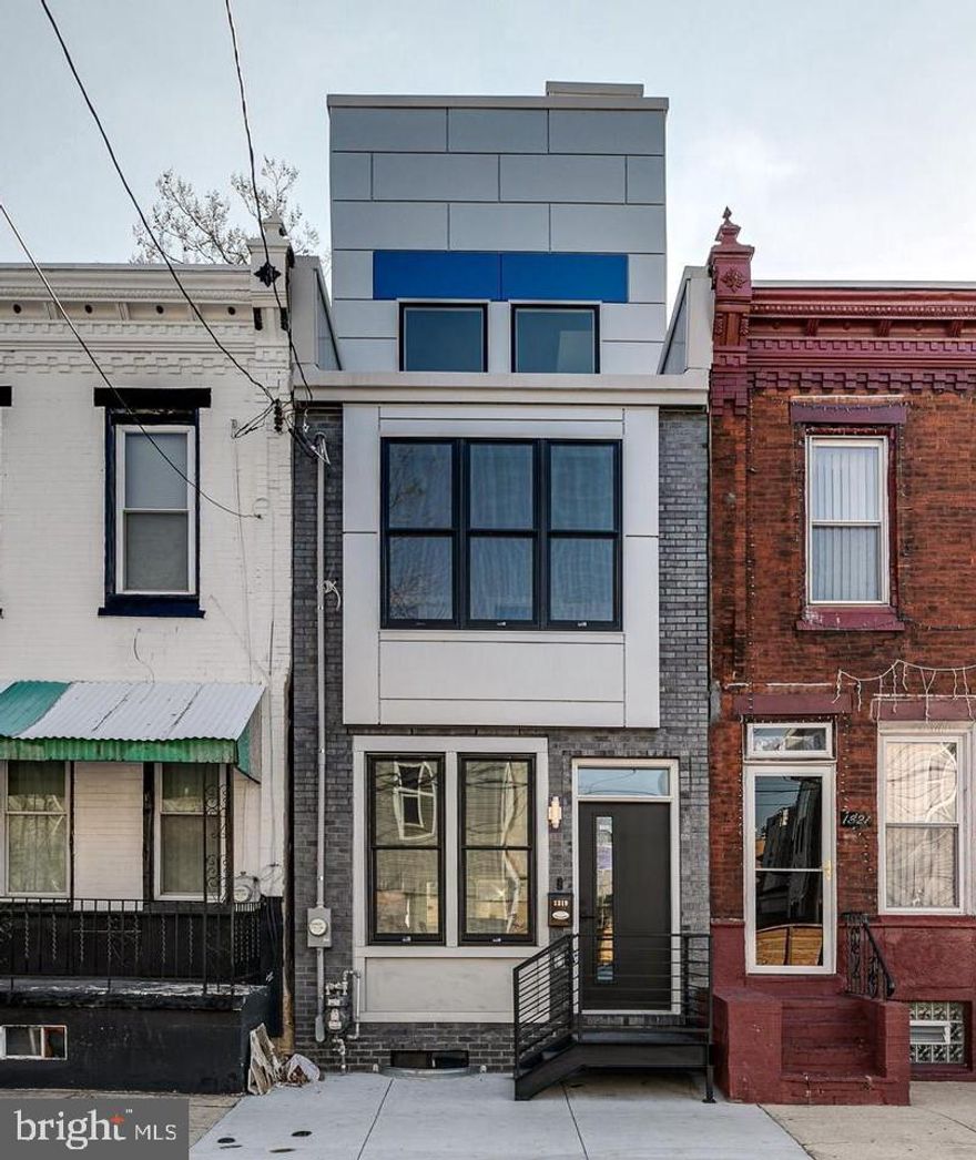 Some homes have it all.  A sturdily home built and crafted by TONER Architecture. Located in blazing hot South Philly with new construction filling the area, this home is walking distance to the Dock Street Brewery, On Point Bistro, Sardine Bar, the restaurants in East Passyunk Square, Washington Ave, Broad street and more. Open the door to find a contemporary open floor plan complemented by wide-plank hardwood floors and impeccable molding and custom millwork. The gourmet cook is greeted by a State-of-the-Art kitchen featuring a wide island and breakfast bar, high end Stainless Appliances, soft close Shaker style cabinetry and solid stone counters. Luxurious Bathrooms are appointed with imported Porcelain tile and seamless glass shower enclosures. The Master Suite is a peaceful haven for the owners. A sunlight filled Master bedroom with a large windows, and a generous closet. Directly above find your own personal roof-deck with 360-degree views of the Philadelphia skyline, excellent for homeowners who enjoy entertaining their guests. Full backyard for grilling or relaxing.