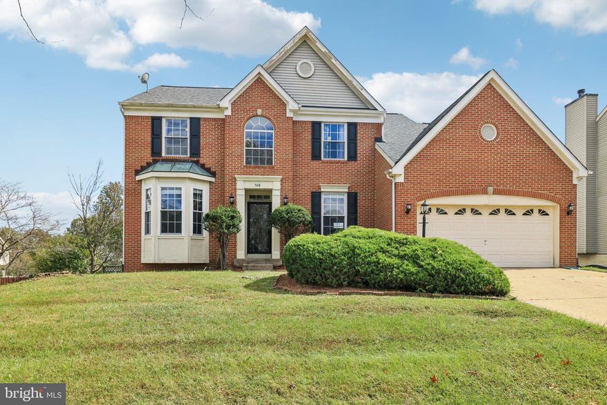 Welcome to 508 Jennings Mill Drive, a beautifully maintained 4-bedroom, 3.5-bath colonial set on a landscaped lot in the established Collington Station community of Bowie. Offering nearly 4,000 square feet of finished living space across three levels, this home blends classic style with modern comfort in a peaceful neighborhood setting.  

The inviting main level features a bright and open layout with a formal living room, dining room, and a private home office, all accented by large windows that fill the space with natural light. The updated kitchen offers granite countertops, stainless steel appliances, and a center island with seating, opening to the spacious family room with a cozy fireplace—perfect for everyday living and entertaining. French doors lead to a large deck with a gazebo, ideal for outdoor dining or quiet mornings overlooking the tree-lined backyard.

Upstairs, the expansive primary suite serves as a relaxing retreat with a walk-in closet and a luxurious en suite bath featuring a soaking tub and separate shower. Three additional bedrooms and a full hall bath complete the upper level, providing plenty of room for family or guests. The fully finished walk-out lower level offers a versatile recreation room, media or fitness area, full bath, and ample storage.

Collington Station is a sought-after community known for its scenic surroundings and extensive amenities, including a community pool, clubhouse, tennis courts, and playgrounds. Nearby attractions include Allen Pond Park, Bowie Town Center, the Bowie Baysox Stadium, and a variety of local restaurants and shopping options.

Commuters will appreciate the convenient access to Route 301, Route 50, and the Capital Beltway, providing easy connections to Annapolis, Washington, D.C., and Baltimore. Both BWI Airport and New Carrollton Metro Station are just a short drive away.

With its spacious layout, beautiful updates, and ideal location in one of Bowie’s premier communities, 508 Jennings Mill Drive offers the perfect combination of comfort, convenience, and community living.