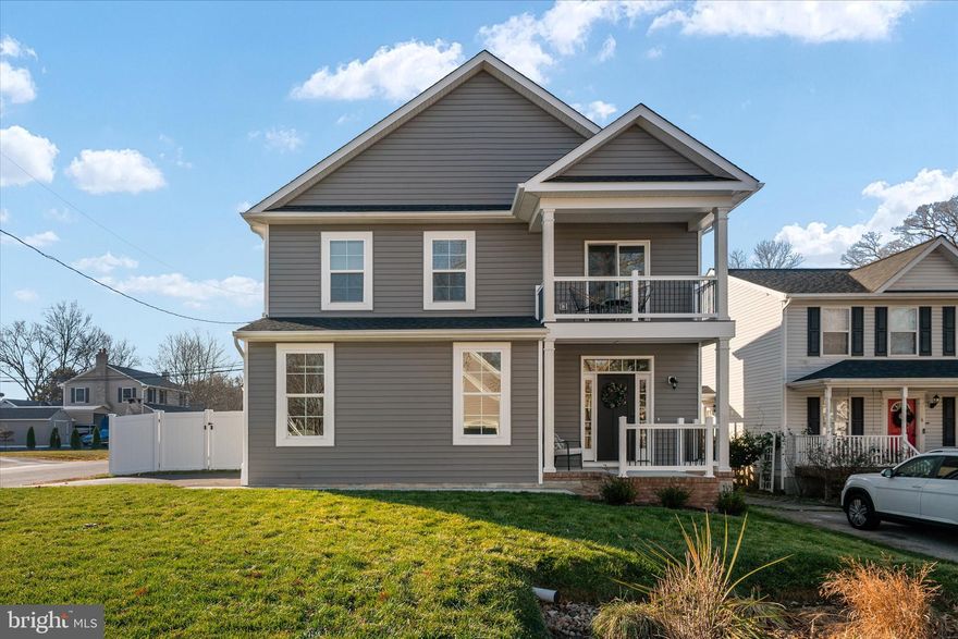 Here’s your chance to own a nearly new, one-year-old water-view home just blocks from the Beverly Beach boat ramp, shoreline access, and playground. This coastal inspired 4-bedroom, 2.5-bath home blends modern design. Located just three blocks from the Bay. An inviting front porch welcomes you into a bright, open floor plan featuring LVP flooring , a cozy fireplace, and a spacious living area that flows seamlessly into the main living area. The well-appointed kitchen boasts a large island with quartz countertops, stainless steel appliances, The open floor plan is Ideal for casual dining and entertaining. The primary bedroom offers an exceptional water view from a private balcony, a spacious en-suite bath with a walk-in shower. Three large additional bedrooms offer versatile space for family, guests, or a home office. Enjoy a very private flat  backyard , which is enclosed by a 6-foot vinyl privacy fence—ideal for gatherings, pets, or play. The attached oversized two-car garage provides ample storage, with two additional  parking spaces available in the driveway. This home also includes the builder’s home warranty! Beverly Triton Beach and Mayo Beach Park are only minutes away, offering swimming, boating, and year-round outdoor recreation.  Enjoy the relaxed coastal lifestyle Edgewater offer, just minutes from local shops, and dining.