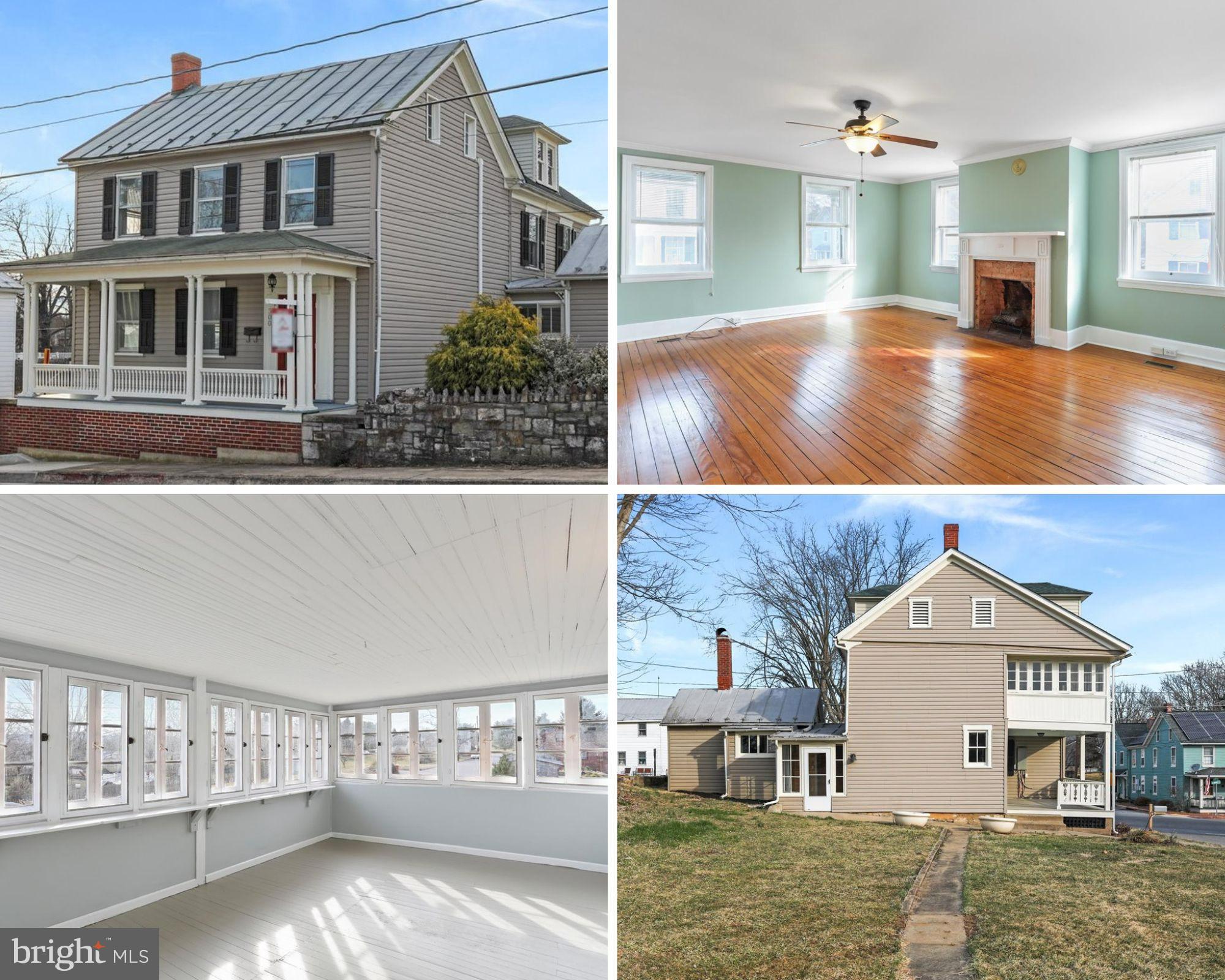 Step into history with this renovated 1856 home nestled in the heart of Sharpsburg. This three-bedroom, 1.5-bath gem seamlessly blends timeless charm with modern updates. Boasting a heat pump, new roof (2025), refreshed interior paint (2025), and renovated breezeway & side porch (2025), this home is move-in ready! Inside, you’ll find a bright and inviting interior, complemented by historic details and a versatile layout. The spacious attic with a walk-up offers extra storage or potential for expansion. The kitchen, currently located in an addition across the breezeway, offers the unique opportunity to be relocated to the main house, creating additional community or office space, complete with a private entrance. Enjoy outdoor living with a large yard and a barn. The enclosed "sleeping porch" adds a touch of old-world charm while providing additional space for relaxation. This home is perfect for history lovers and outdoor enthusiasts alike. You'll be minutes from Civil War battlefields, Shepherdstown, Boonsboro, and Hagerstown, with nearby universities and schools adding to the convenience.